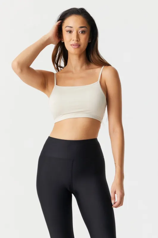 Square Neck Contour Bra Top sold by Charlotte Russe
