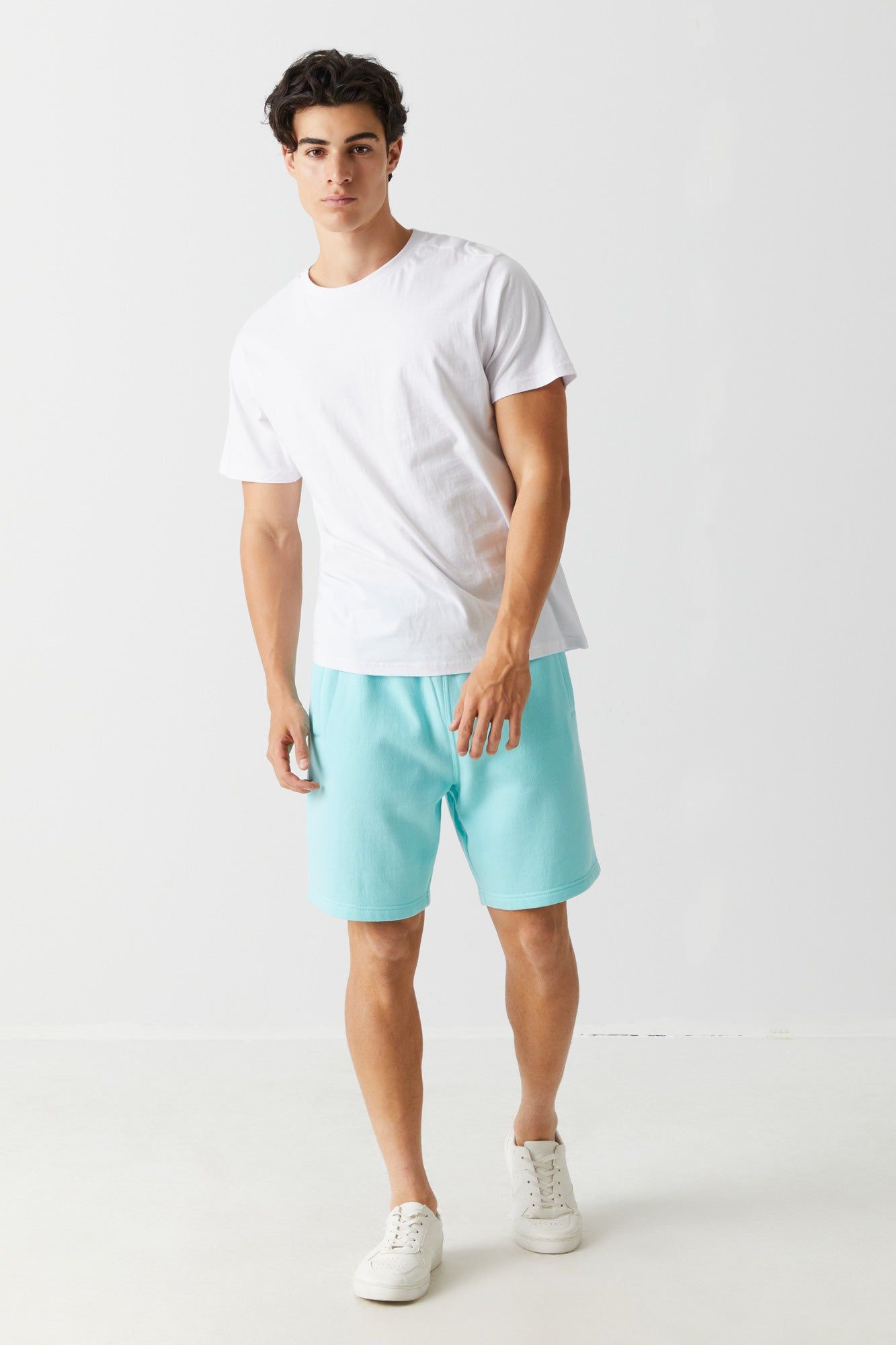 Blue Basic Everyday Fleece Short sold by Charlotte Russe product image thumbnail 9