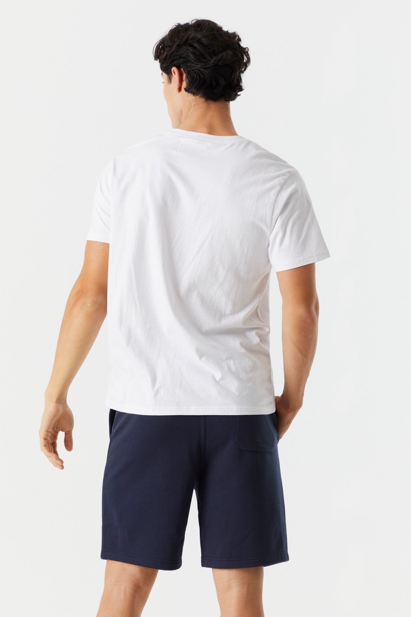 Blue Basic Everyday Fleece Short sold by Charlotte Russe product image thumbnail 5