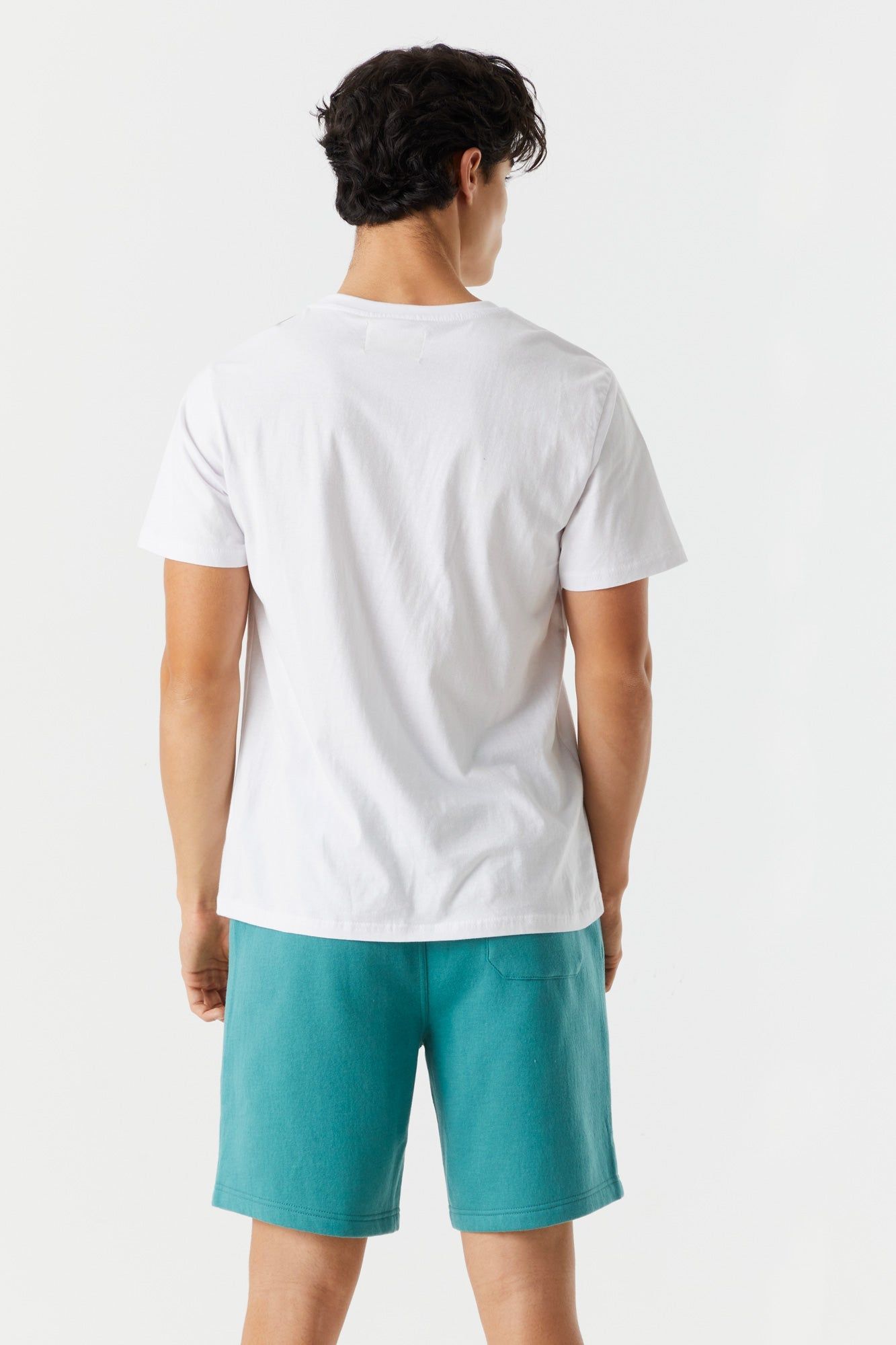 Blue Basic Everyday Fleece Short sold by Charlotte Russe product image thumbnail 2