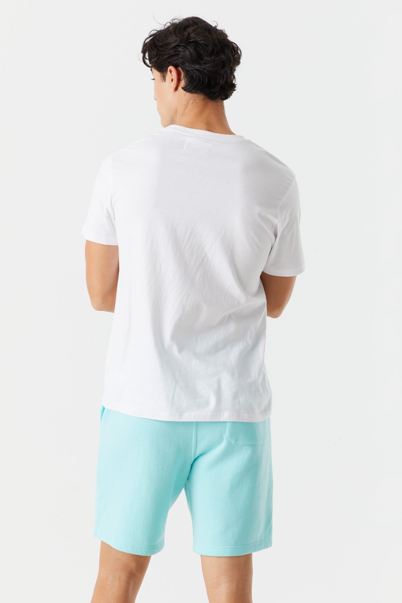 Blue Basic Everyday Fleece Short sold by Charlotte Russe product image thumbnail 8