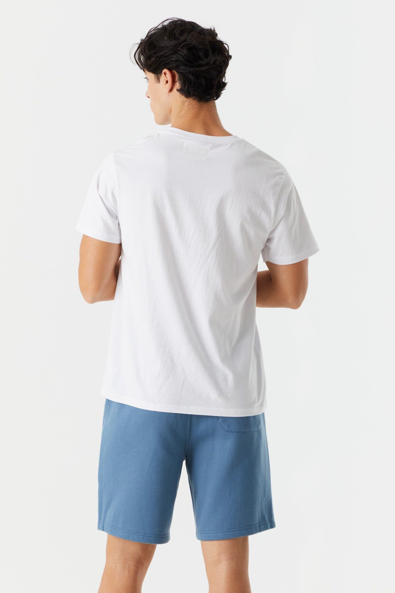 Blue Basic Everyday Fleece Short sold by Charlotte Russe product image thumbnail 11