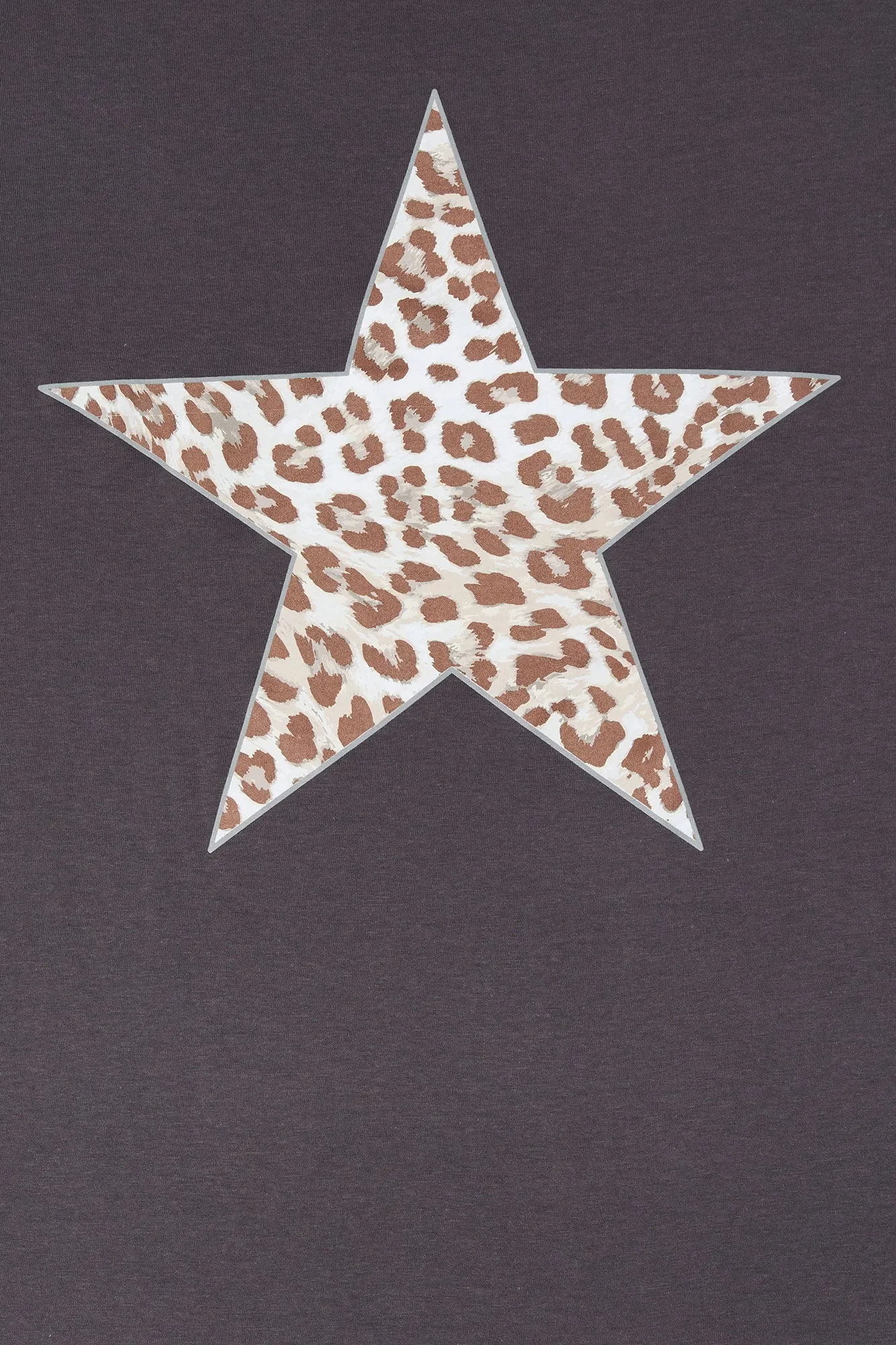 Cheetah Star Graphic Boyfriend T-Shirt sold by Charlotte Russe product image thumbnail 2