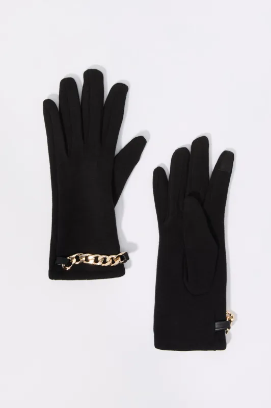 Chain Link Touch Screen Gloves sold by Charlotte Russe