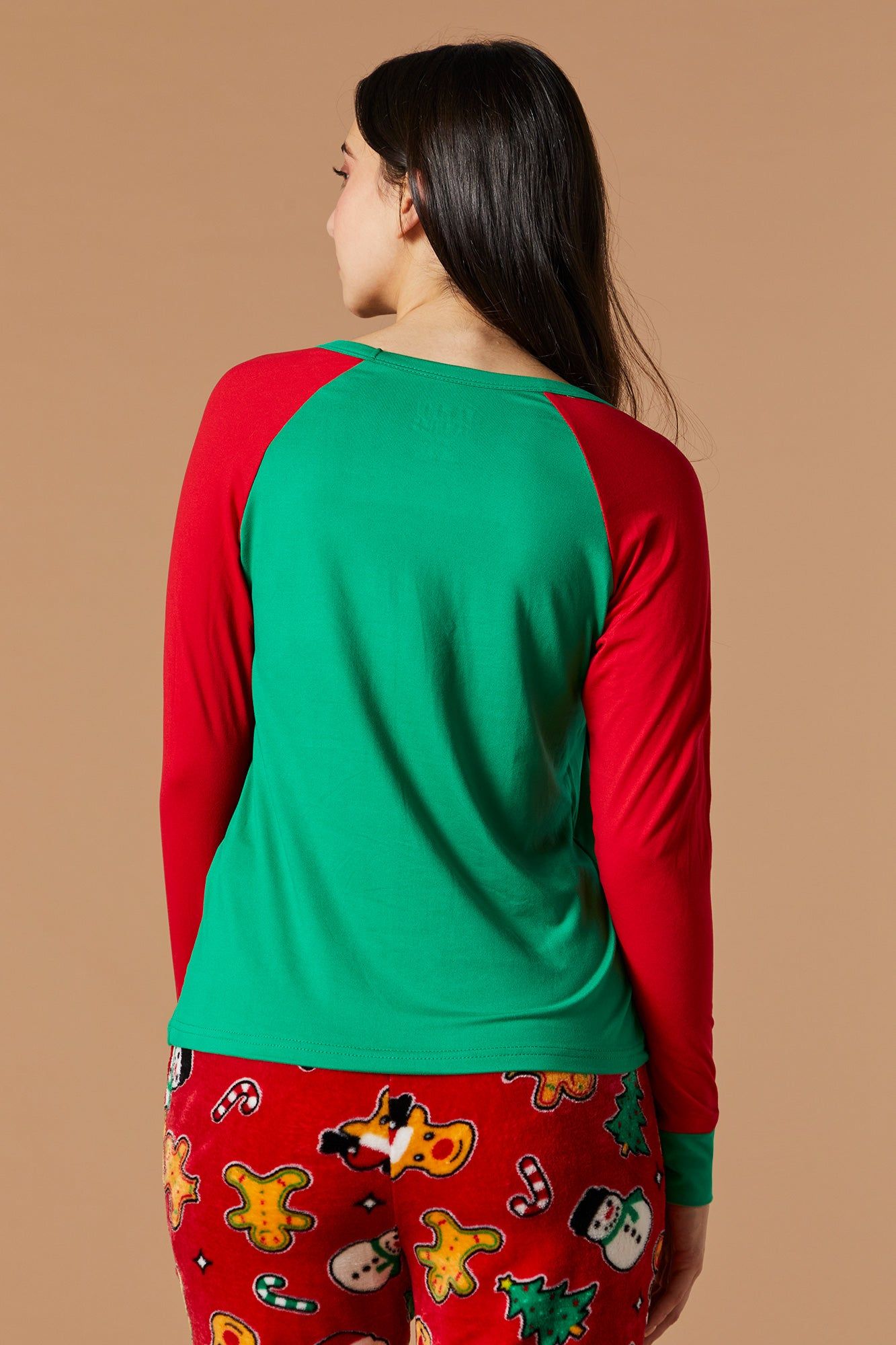 Fammy Jammies Xmas Plush 2 Piece Pajama Set sold by Charlotte Russe product image thumbnail 6