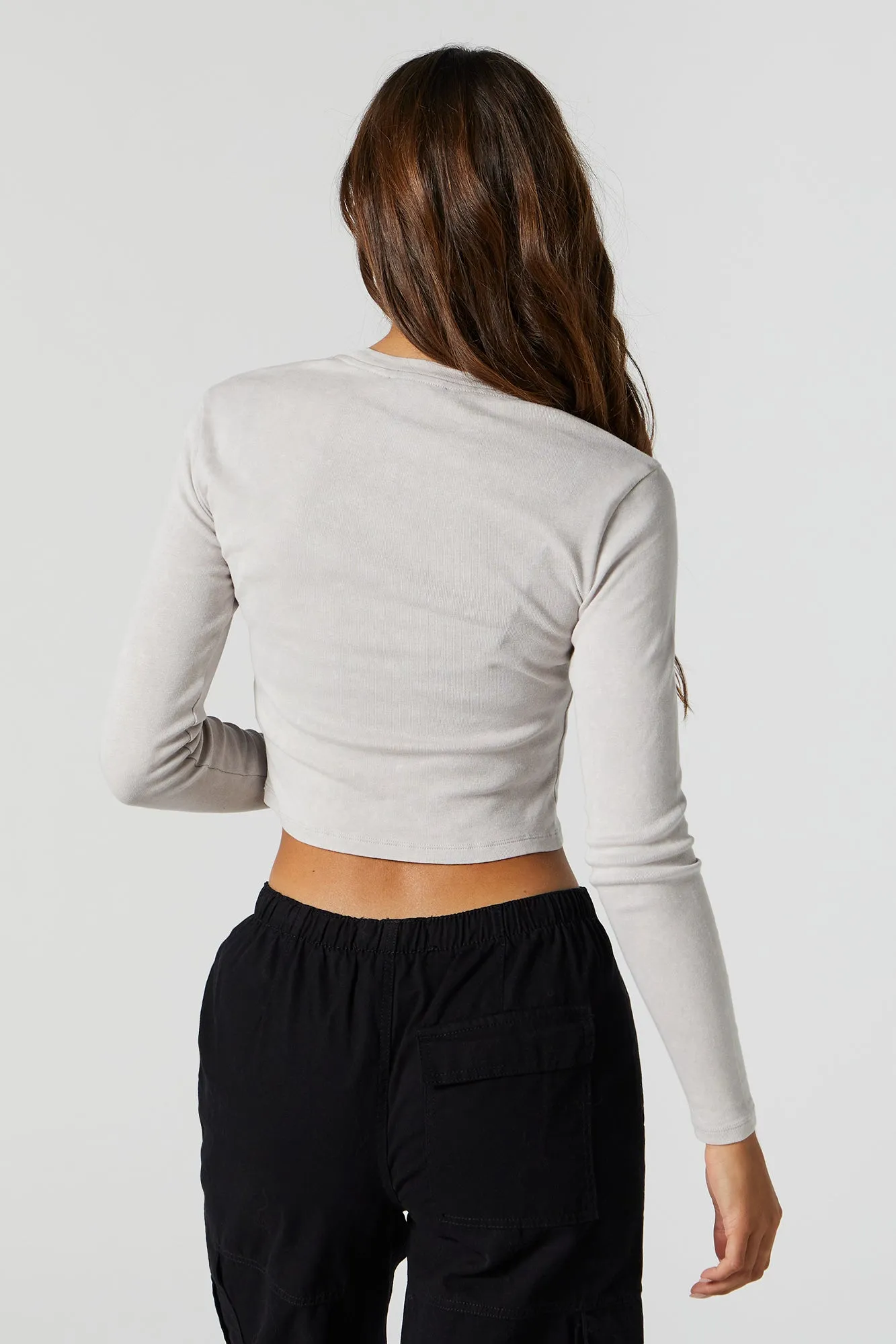 Believe Graphic Cropped Sleeve Top sold by Charlotte Russe product image thumbnail 2