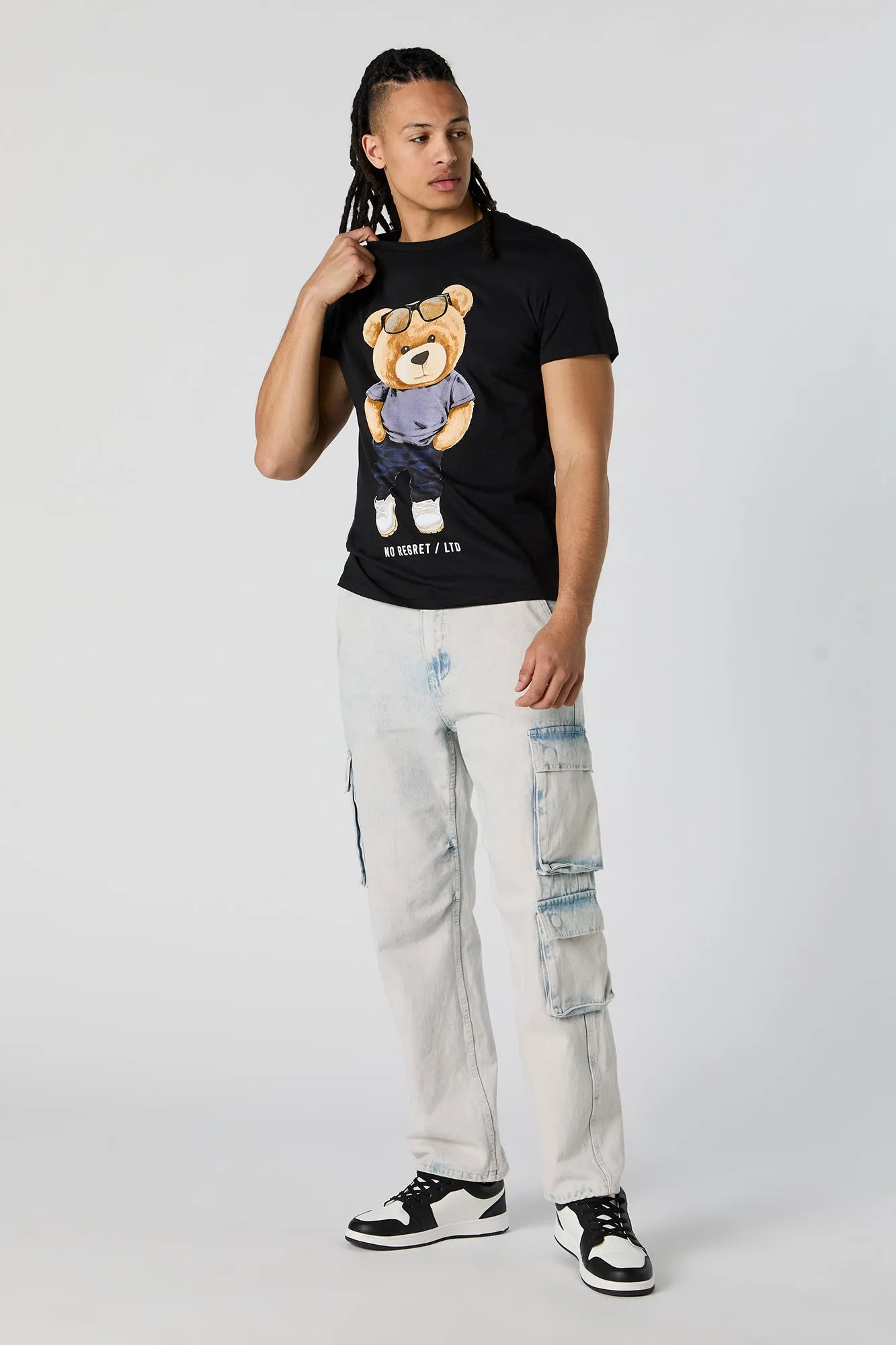 No Regret Teddy Graphic T-Shirt sold by Charlotte Russe product image thumbnail 3