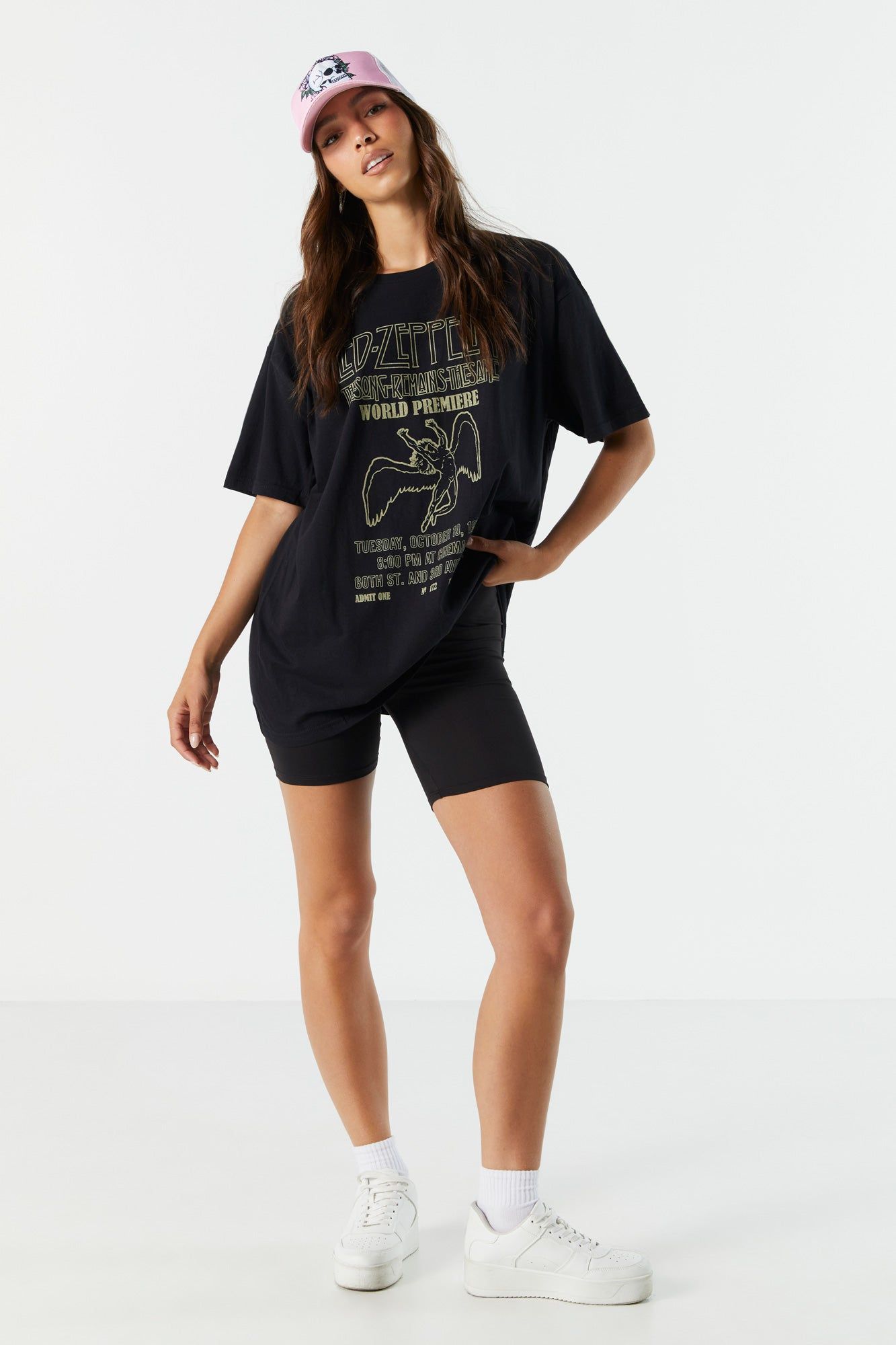 Led Zeppelin Graphic Boyfriend T-Shirt sold by Charlotte Russe product image thumbnail 4