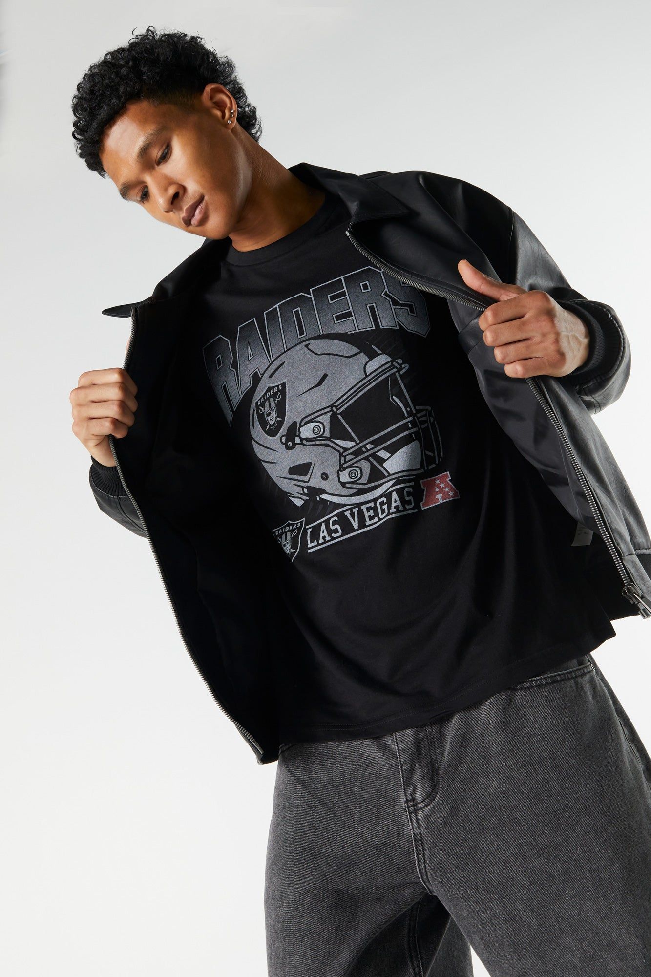 Raiders Graphic T-Shirt sold by Charlotte Russe