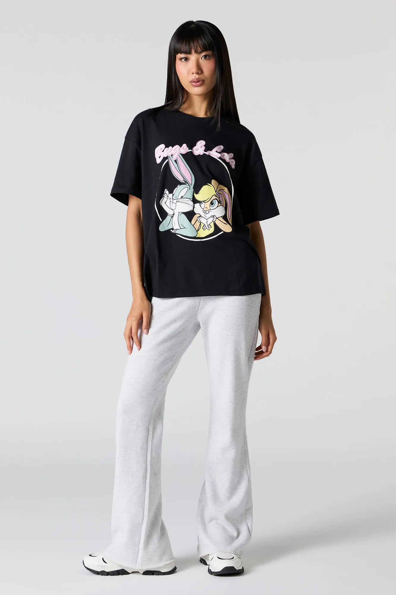 Bugs and Lola Bunny Graphic T-Shirt sold by Charlotte Russe product image thumbnail 2