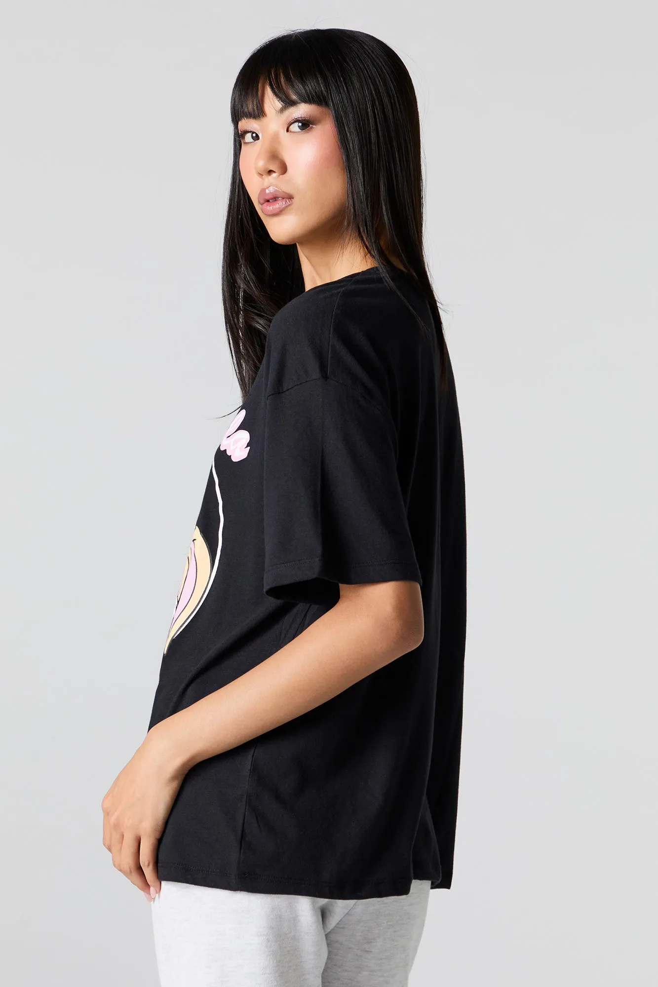 Bugs and Lola Bunny Graphic T-Shirt sold by Charlotte Russe product image thumbnail 3