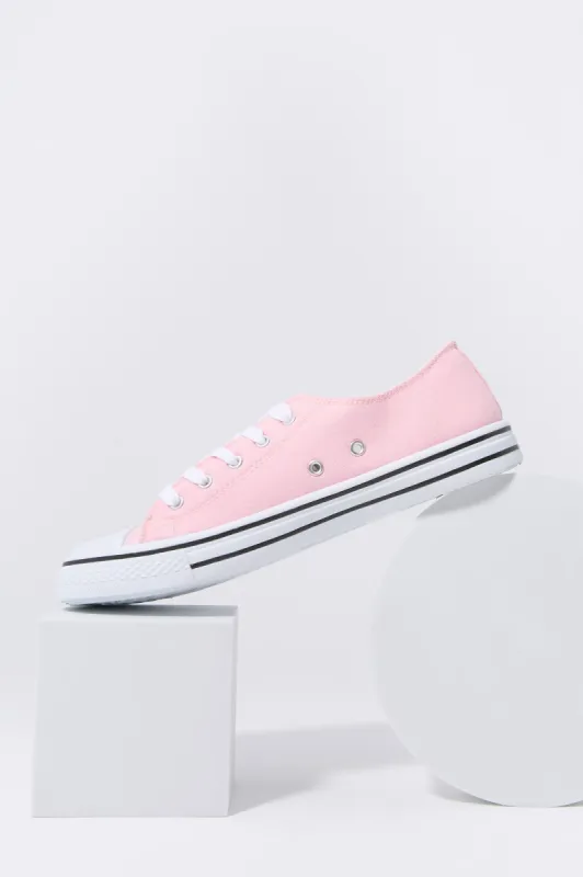 Canvas Low Top Sneaker sold by Charlotte Russe