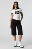 10 Graphic Ringer T-Shirt sold by Charlotte Russe