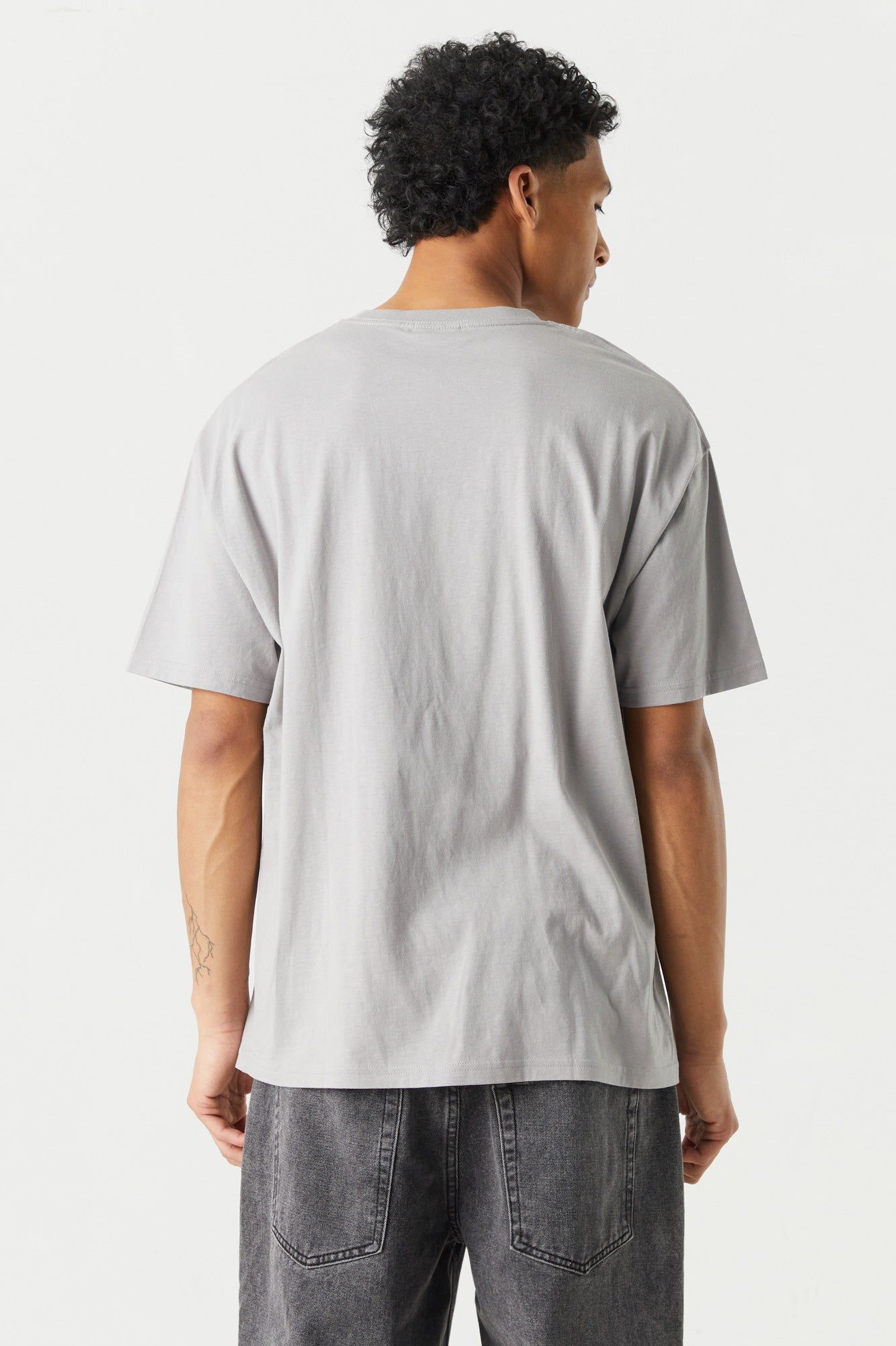 Basic Relaxed Crew T-Shirt sold by Charlotte Russe product image thumbnail 5