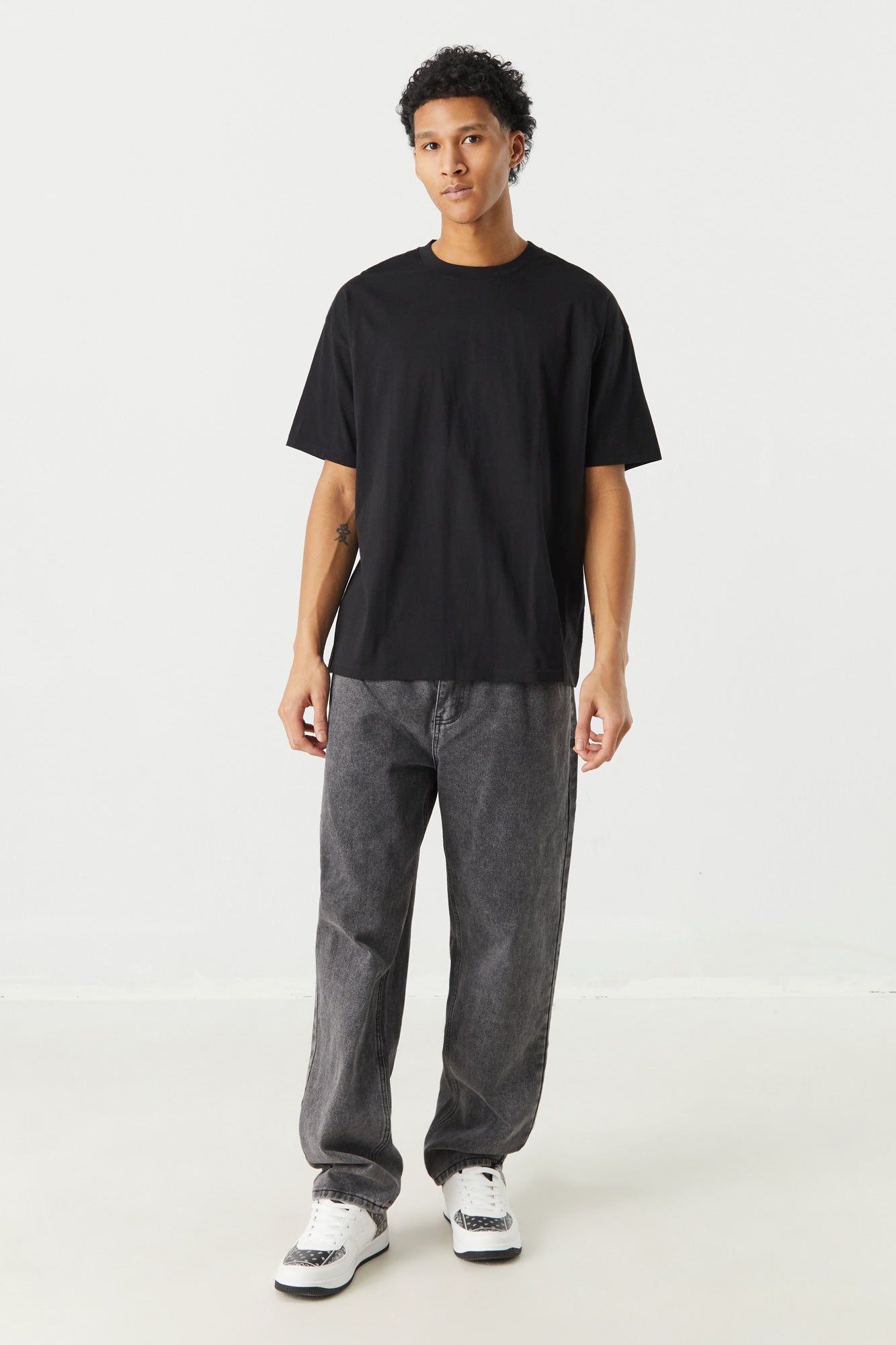 Basic Relaxed Crew T-Shirt sold by Charlotte Russe product image thumbnail 3