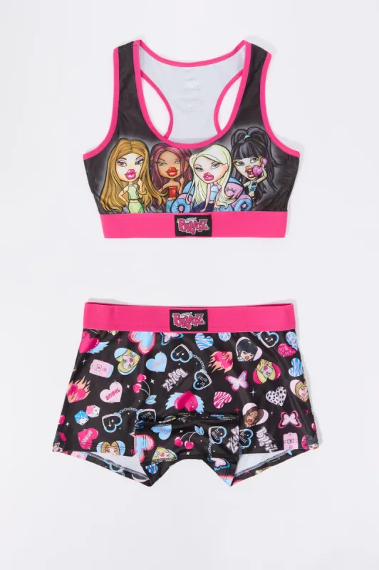 Bratz Bra and Boy Short 2 Piece Set sold by Charlotte Russe