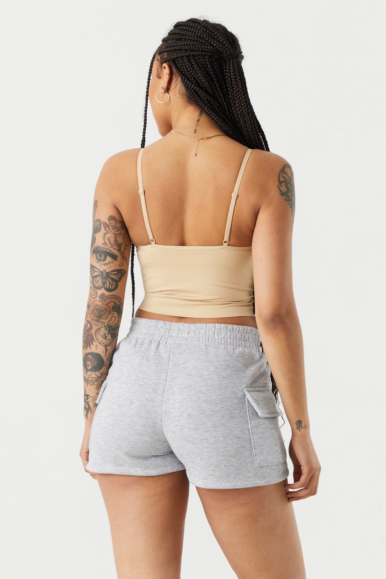 Seamless V-Neck Support Tank sold by Charlotte Russe product image thumbnail 2