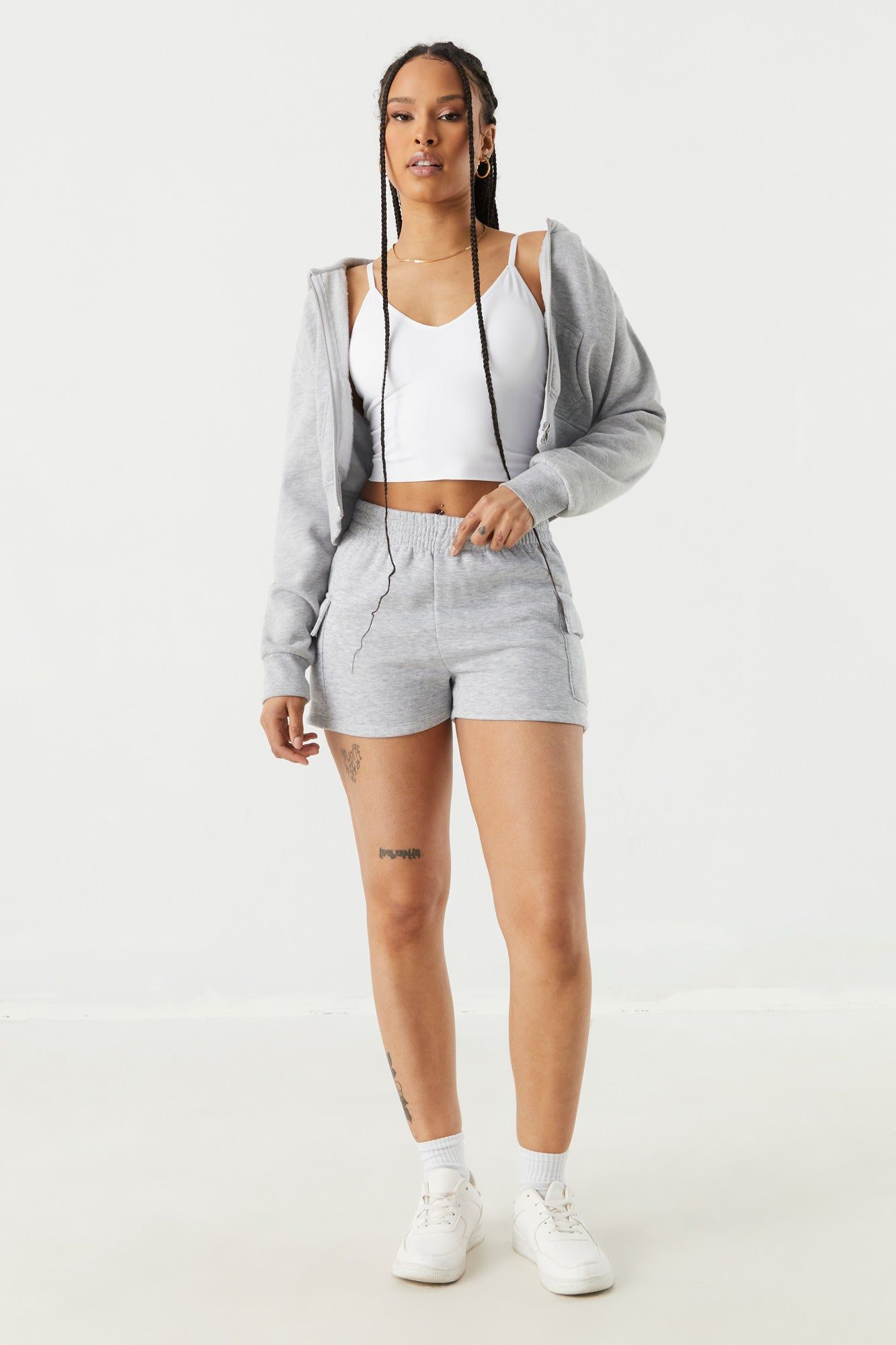 Seamless V-Neck Support Tank sold by Charlotte Russe product image thumbnail 9