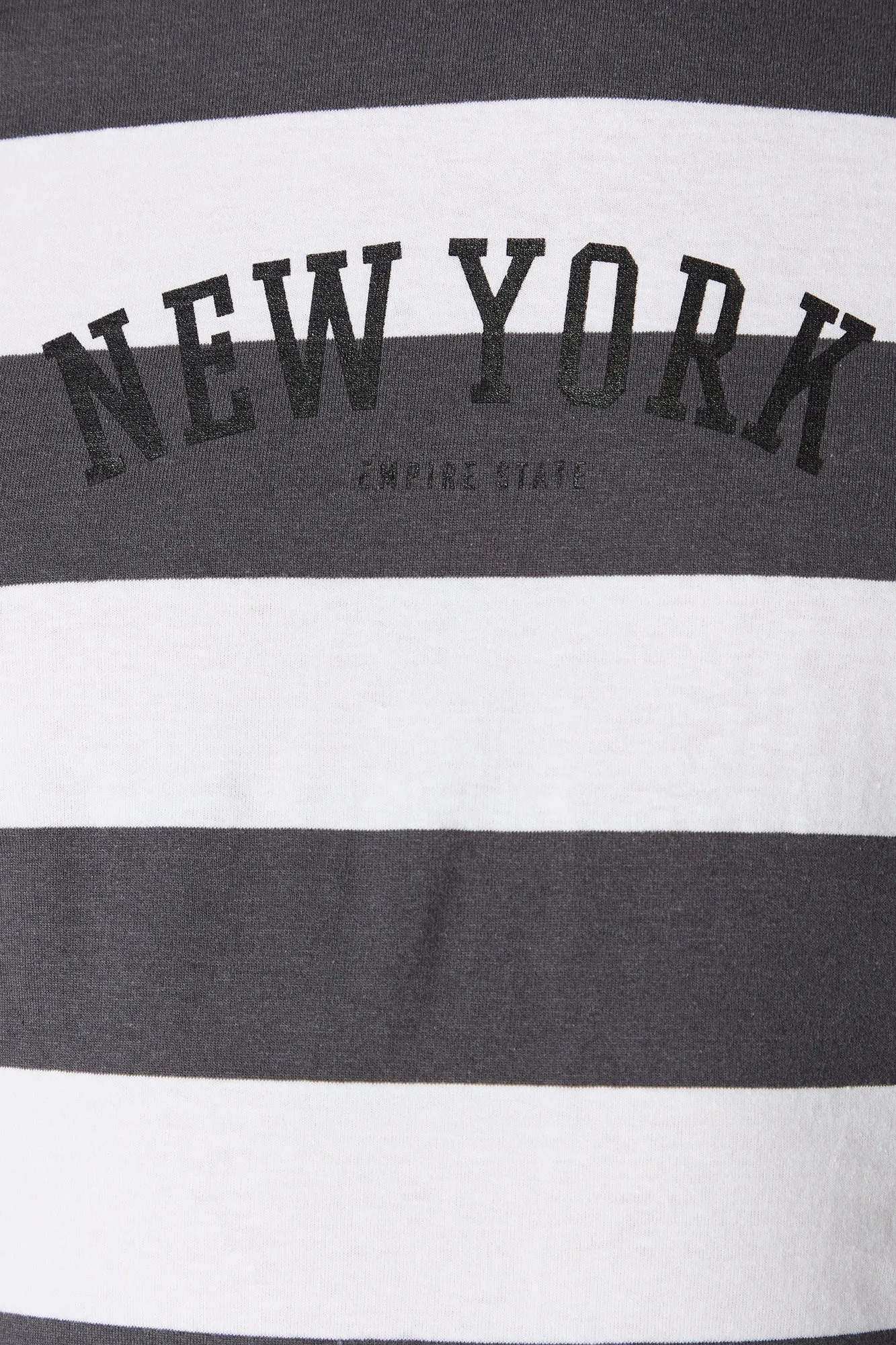 New York Graphic Striped -Shirt sold by Charlotte Russe product image thumbnail 4