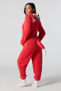 Plush 3D Fox Onesie sold by Charlotte Russe