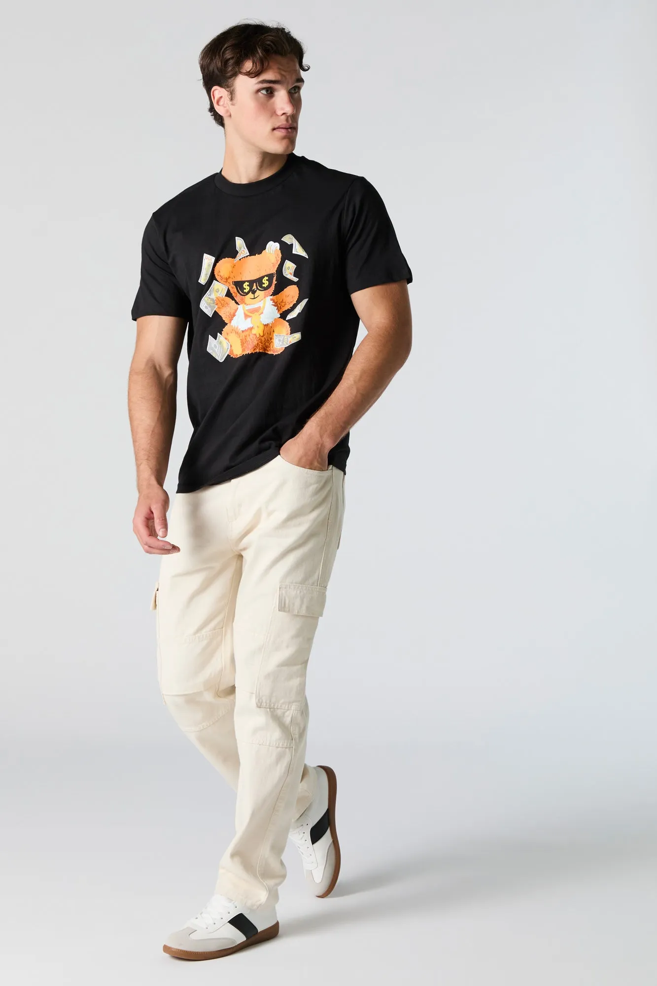 Money Bear Graphic T-Shirt sold by Charlotte Russe product image thumbnail 3