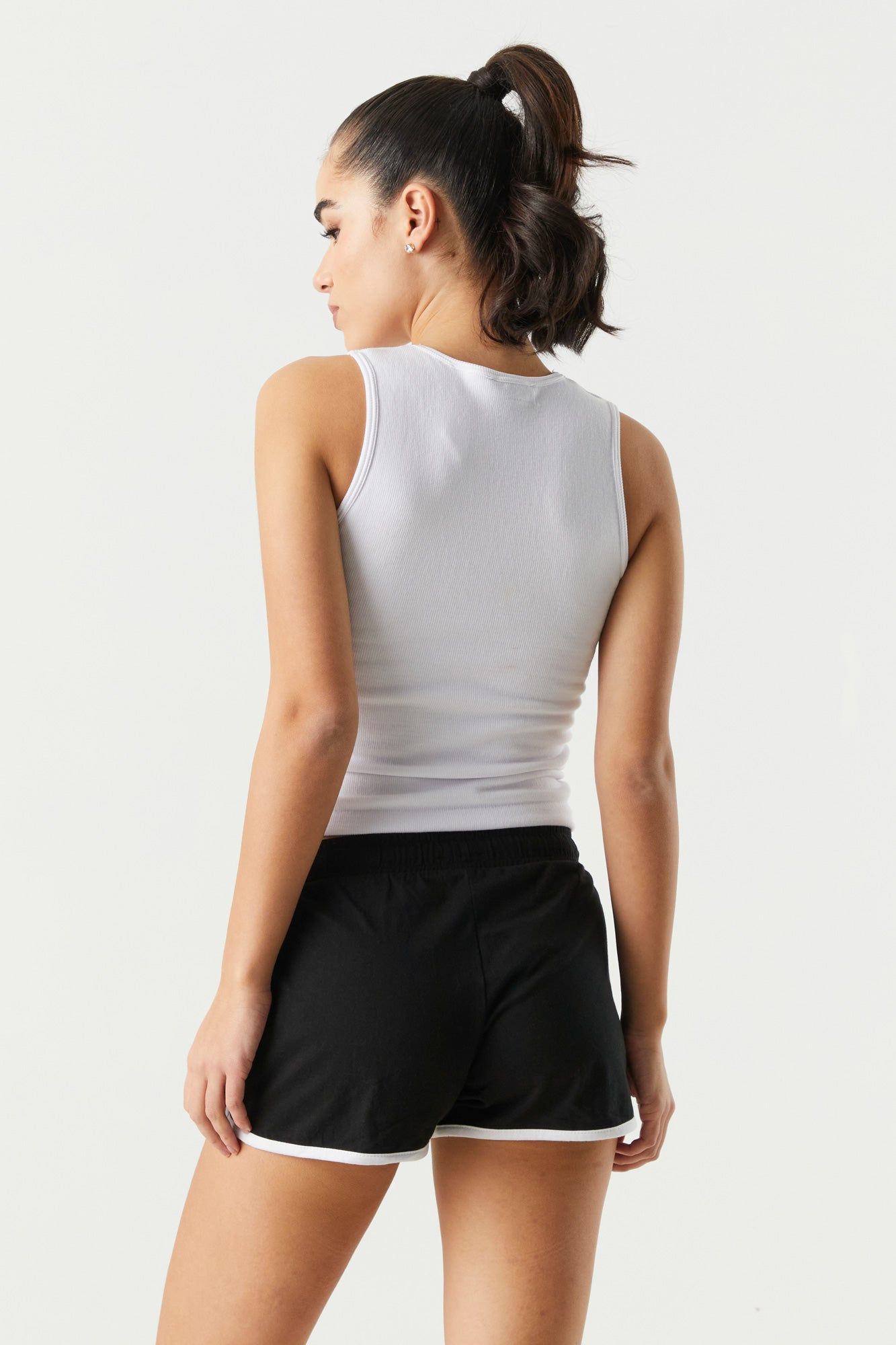 Drawstring Solid Dolphin Short sold by Charlotte Russe product image thumbnail 2