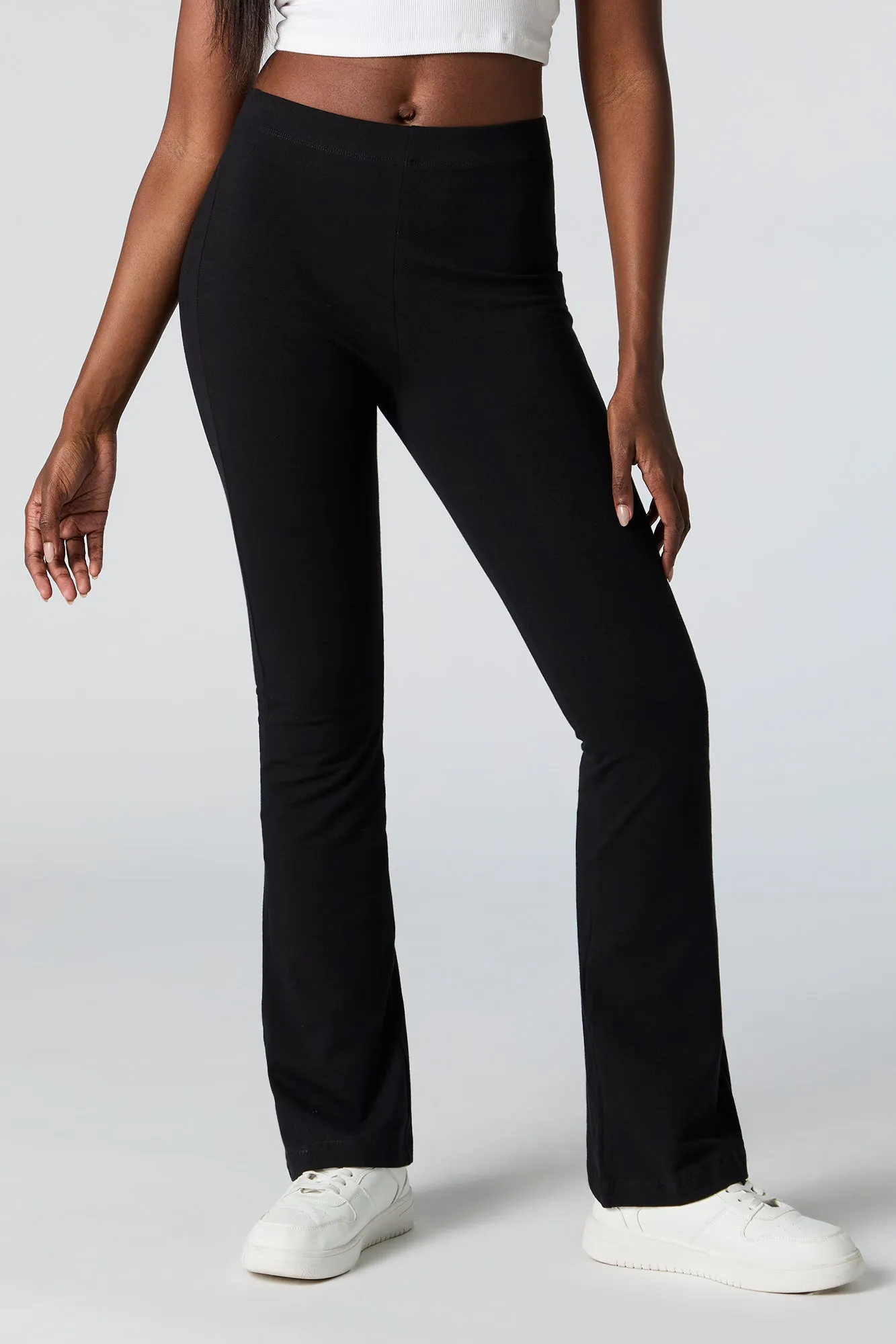 High Rise Flare Legging sold by Charlotte Russe product image thumbnail 5