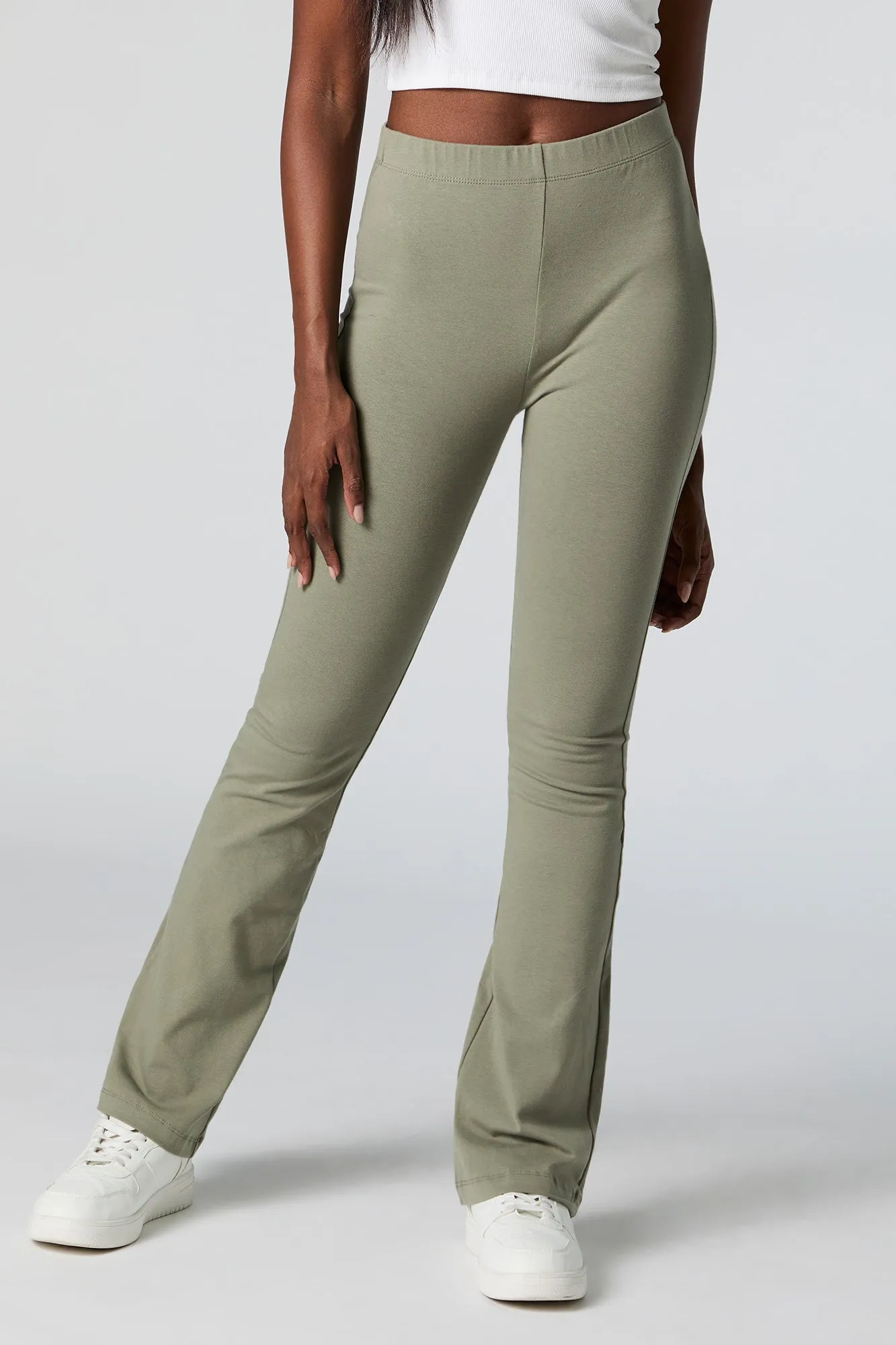 High Rise Flare Legging sold by Charlotte Russe product image thumbnail 2