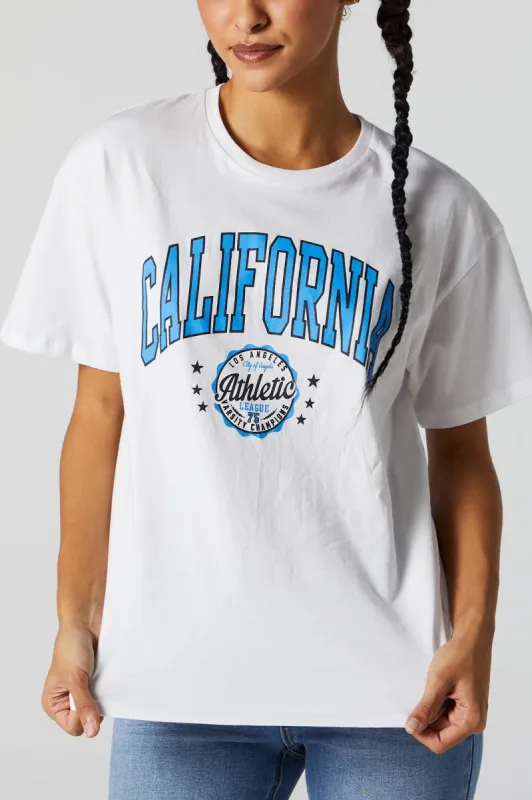 California Graphic Boyfriend T-Shirt sold by Charlotte Russe