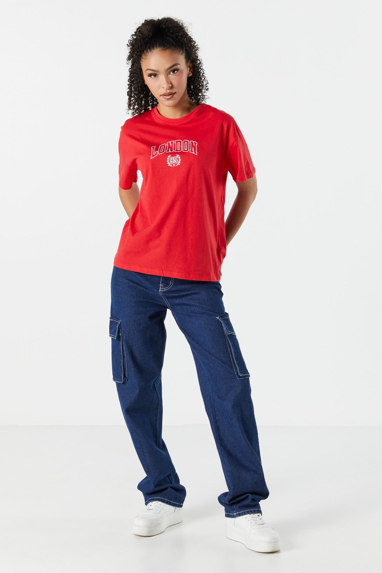 London Graphic T-Shirt sold by Charlotte Russe product image thumbnail 3