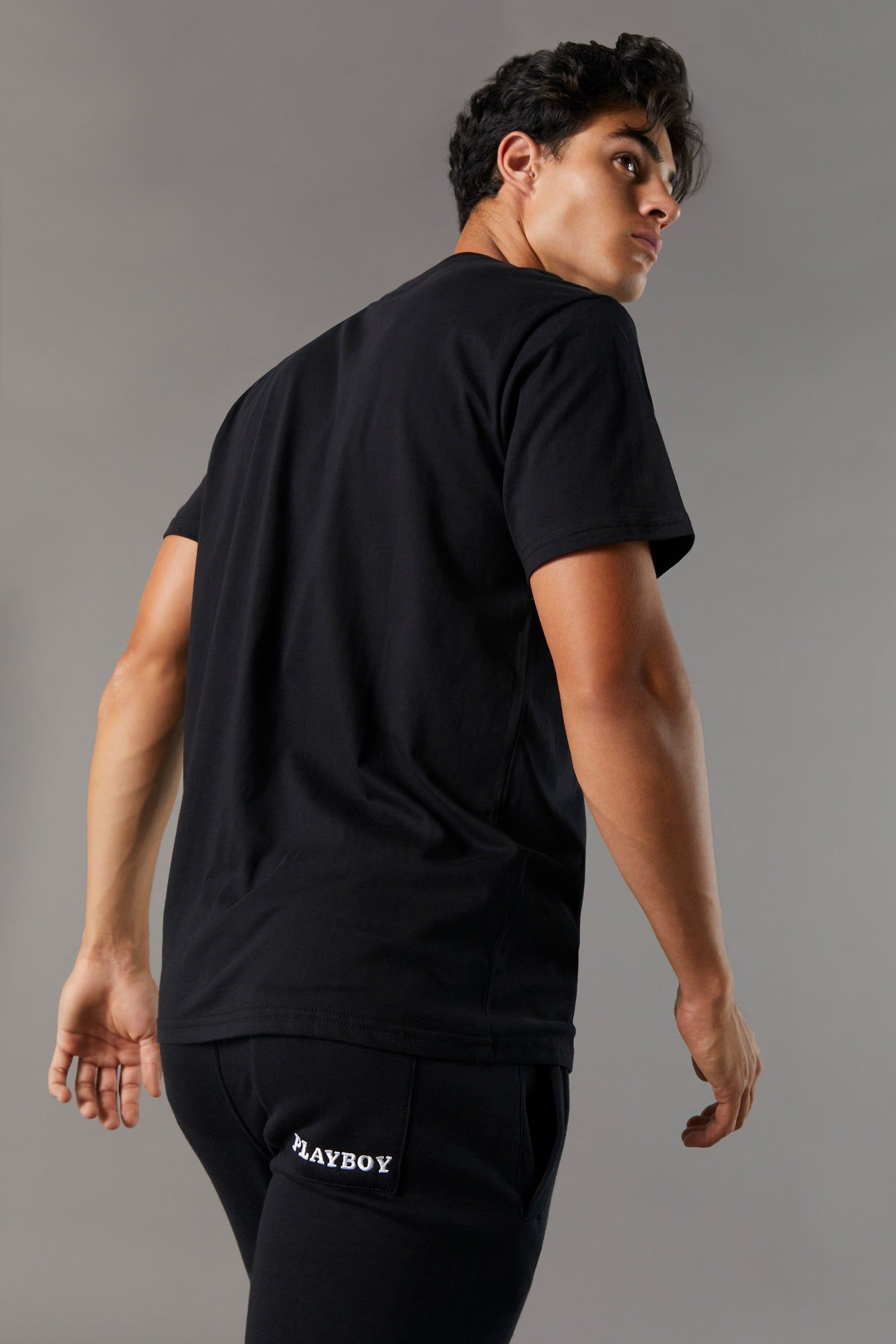 Playboy Graphic Fleece Jogger sold by Charlotte Russe product image thumbnail 5