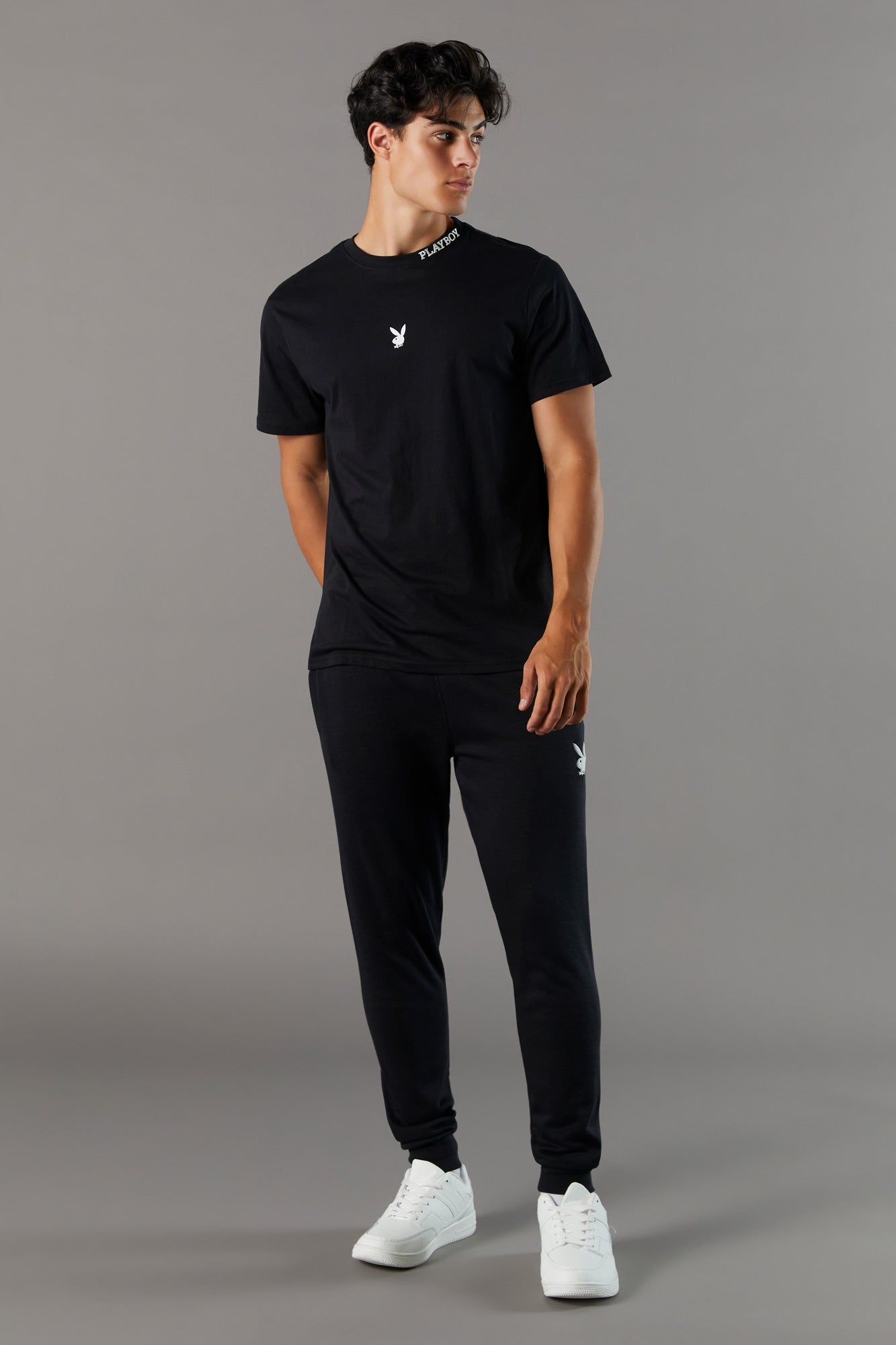 Playboy Graphic Fleece Jogger sold by Charlotte Russe product image thumbnail 3