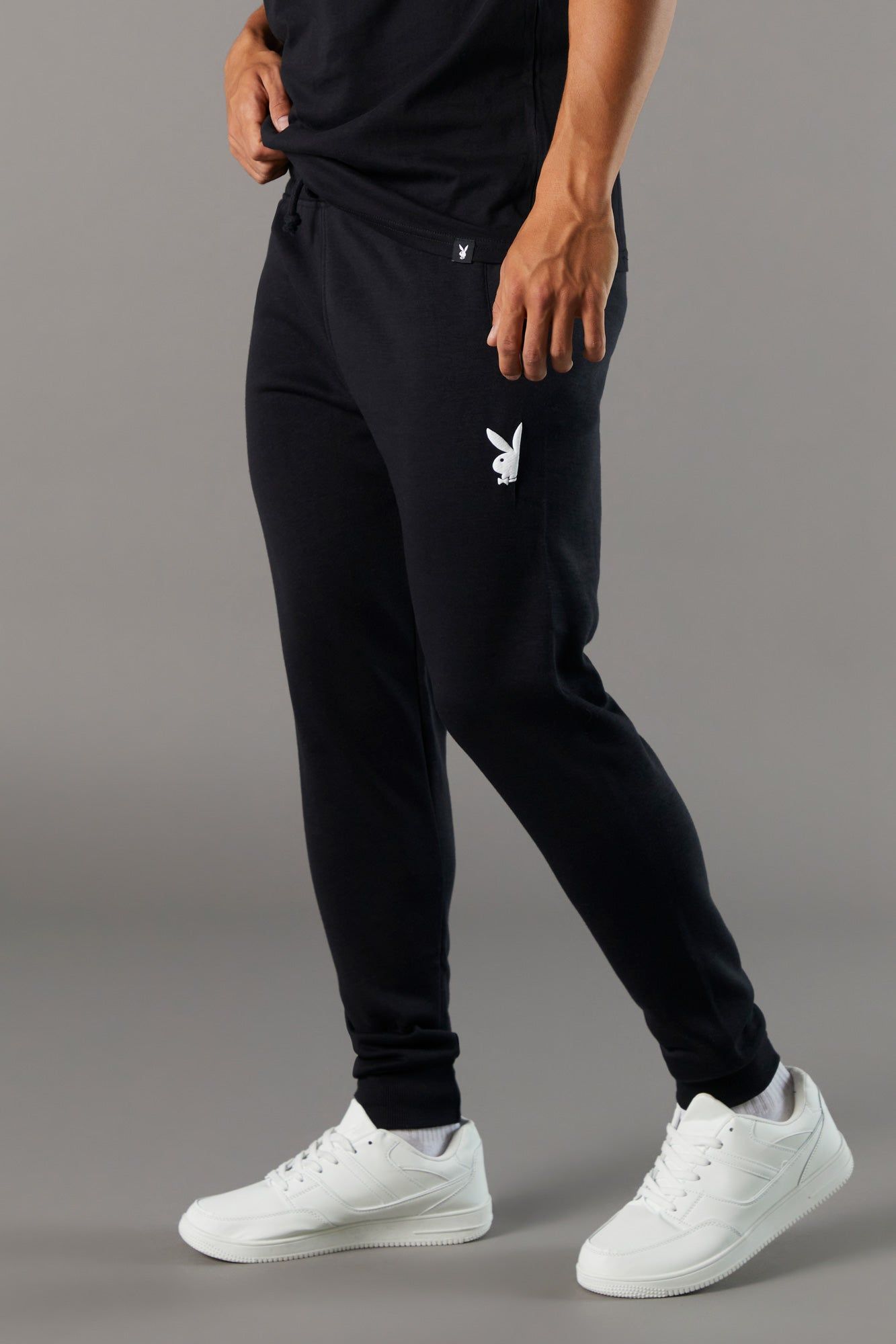 Playboy Graphic Fleece Jogger sold by Charlotte Russe product image thumbnail 2