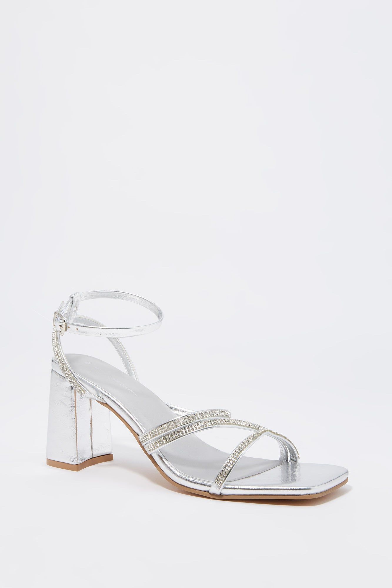 Rhinestone Strappy Heel sold by Charlotte Russe product image thumbnail 3