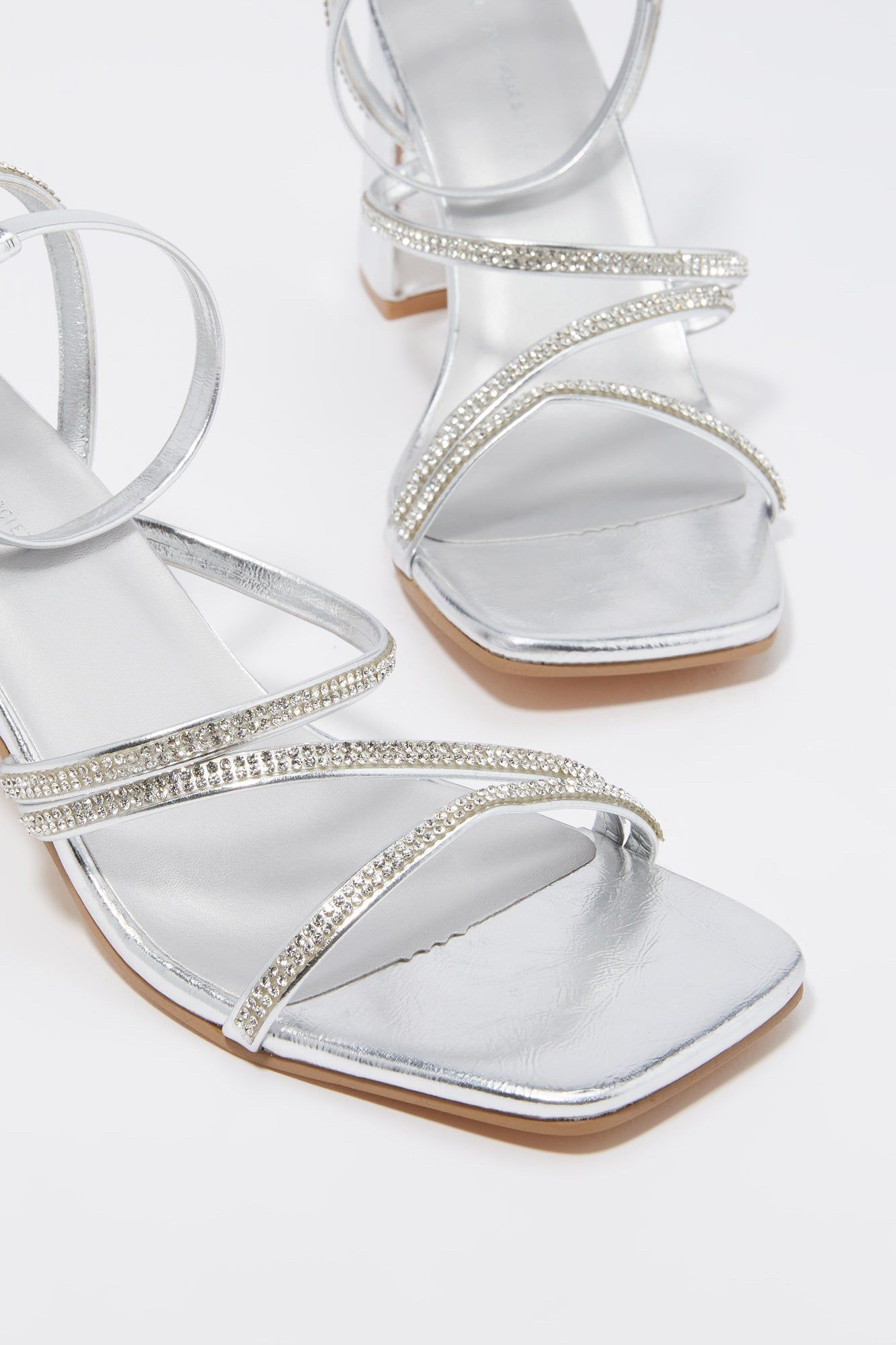 Rhinestone Strappy Heel sold by Charlotte Russe product image thumbnail 5