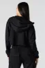 Fleece Zip-Up Cropped Hoodie sold by Charlotte Russe