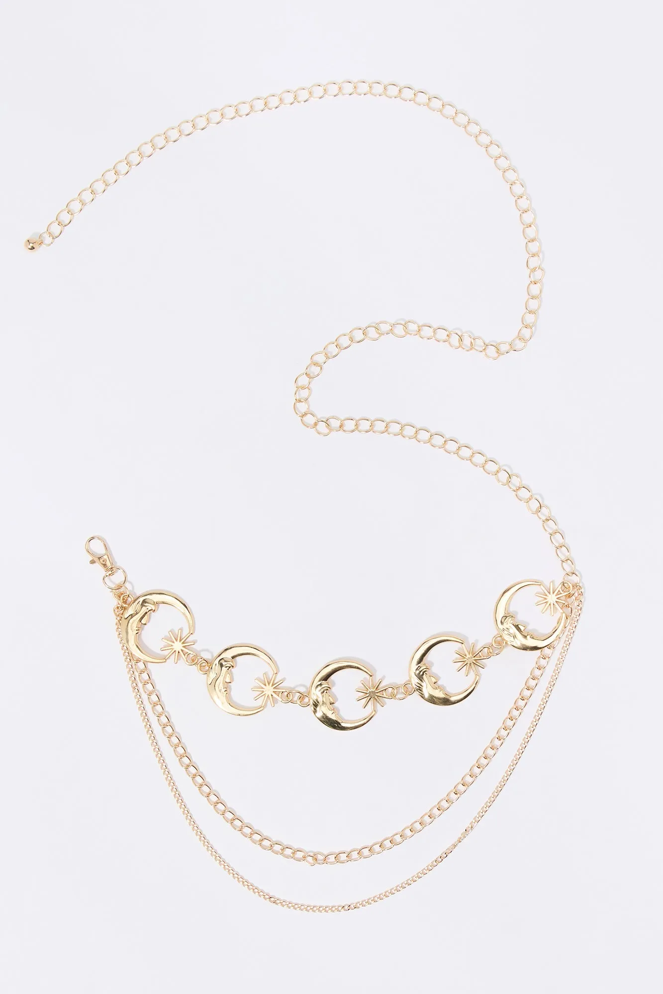 Mystical Moon Chain Belt sold by Charlotte Russe