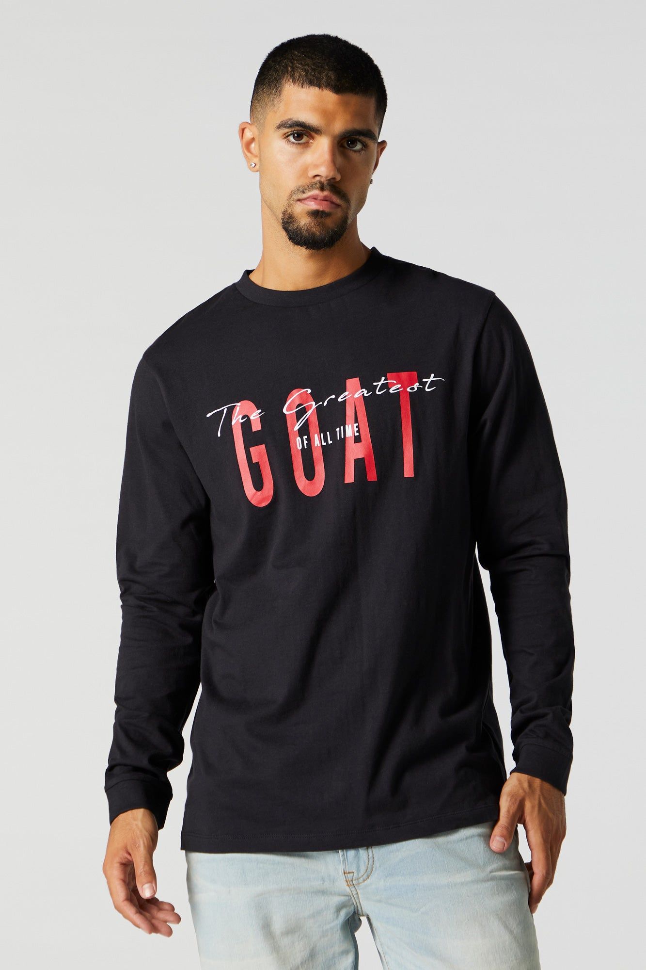 GOAT Graphic Long Sleeve Top sold by Charlotte Russe