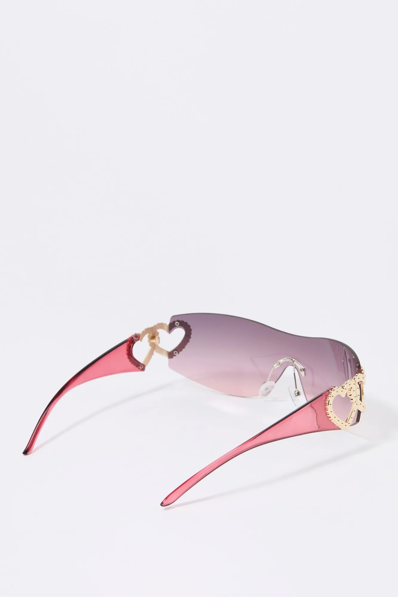 90s Rimless Shield Sunglasses sold by Charlotte Russe product image thumbnail 3