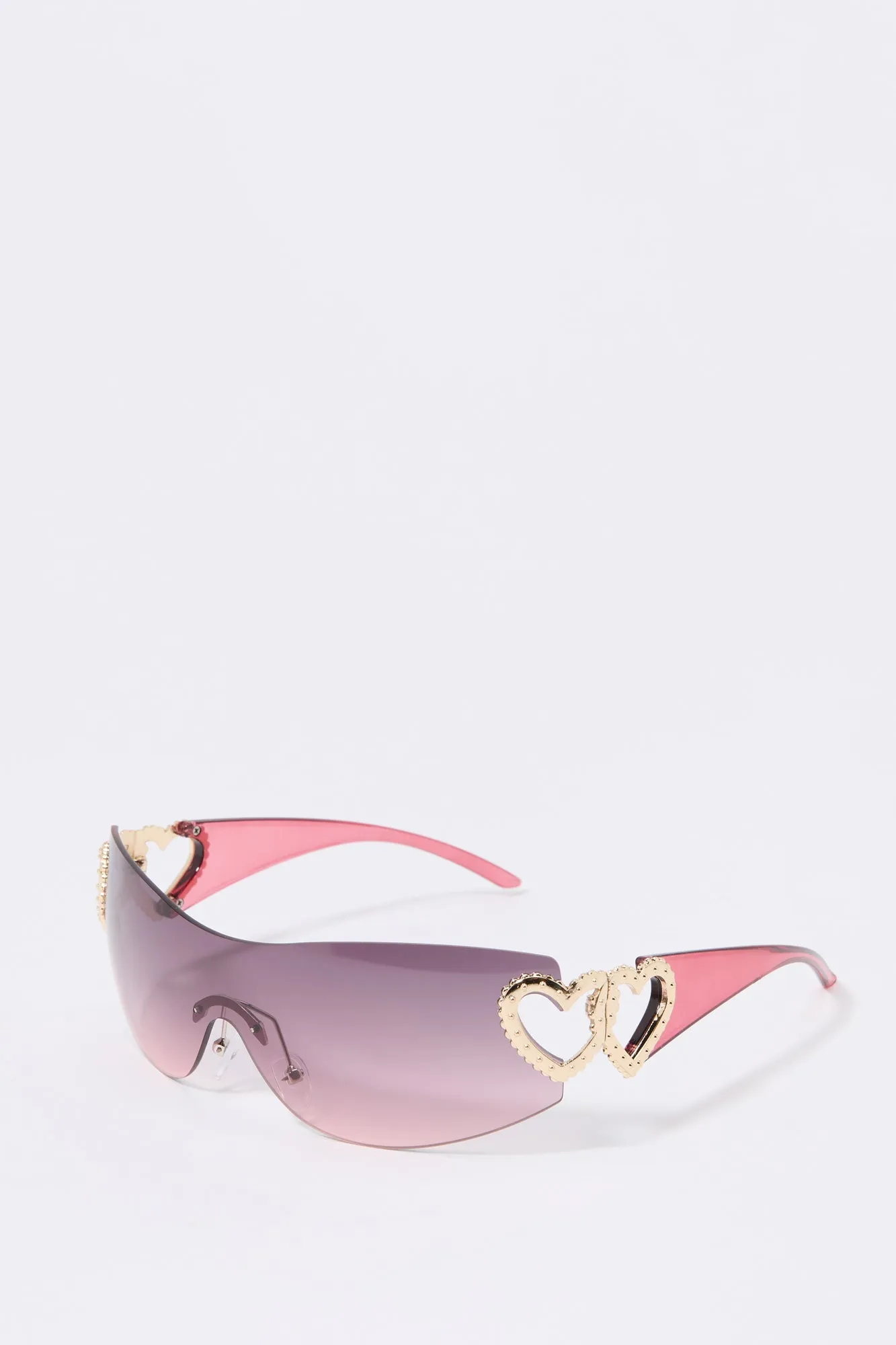 90s Rimless Shield Sunglasses sold by Charlotte Russe product image thumbnail 2
