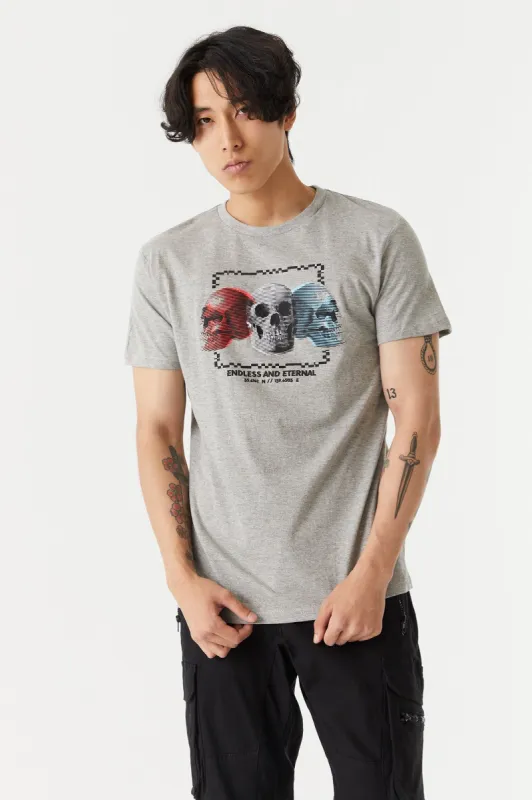 Endless And Eternal Skulls Graphic T-Shirt sold by Charlotte Russe
