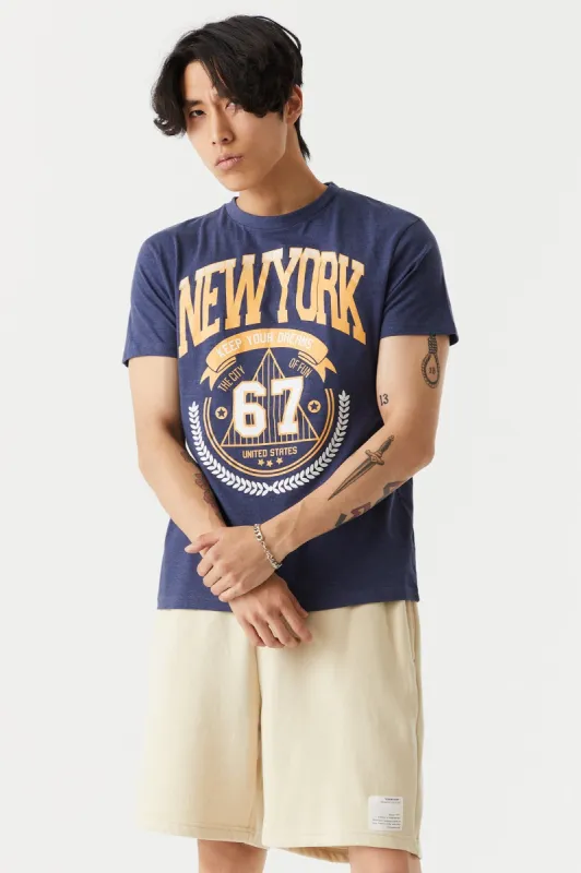 New York 67 Varsity Graphic T-Shirt sold by Charlotte Russe