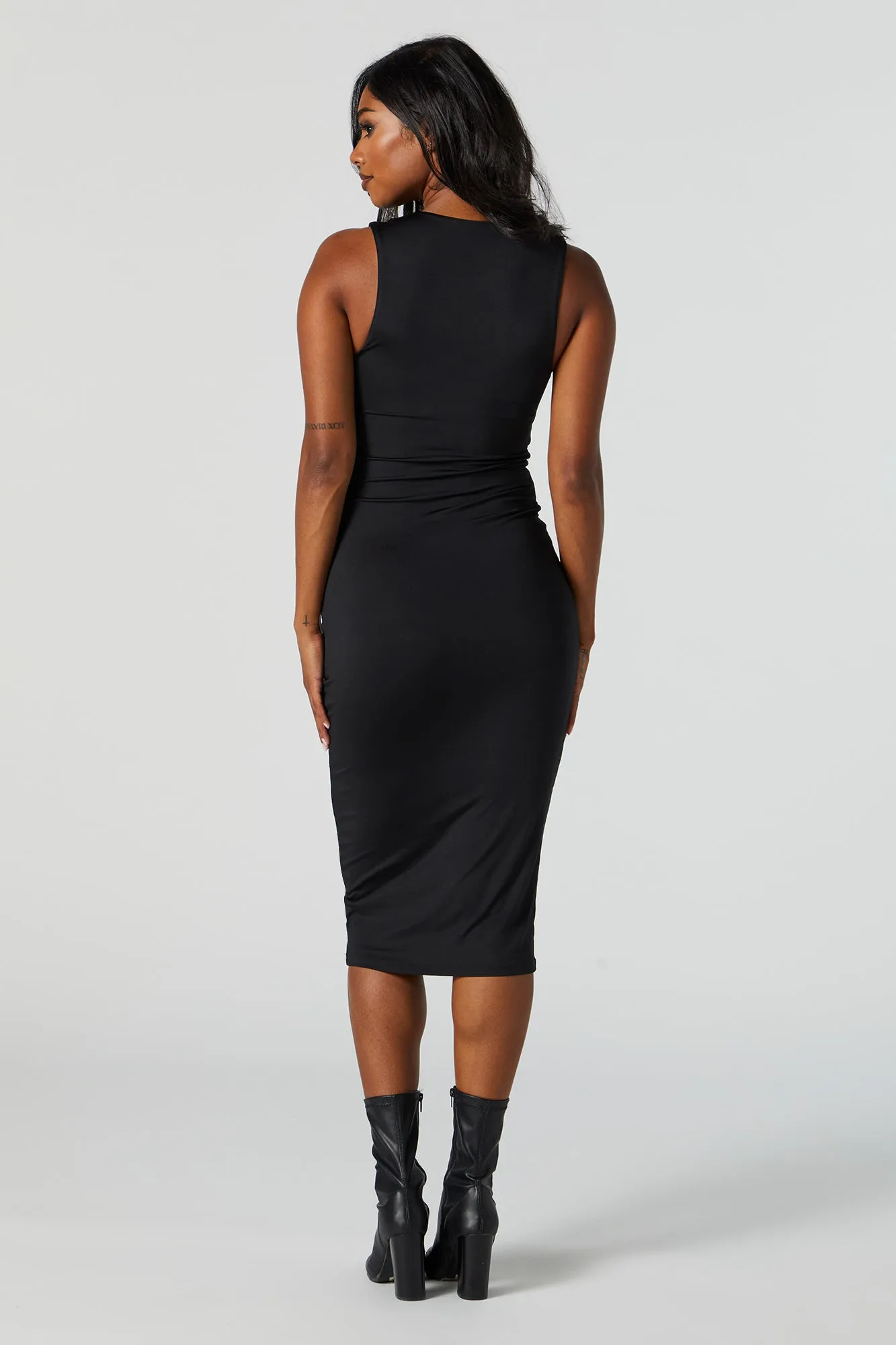 Contour Round Neck Midi Dress sold by Charlotte Russe product image thumbnail 2