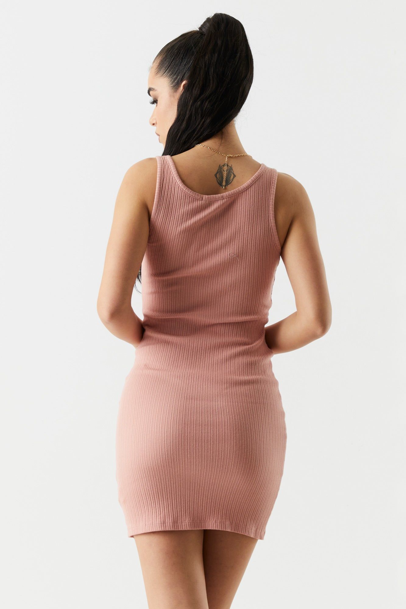 Ribbed Round Neck Bodycon Dress sold by Charlotte Russe product image thumbnail 20