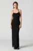 Black Mesh Sleeveless Maxi Dress sold by Charlotte Russe