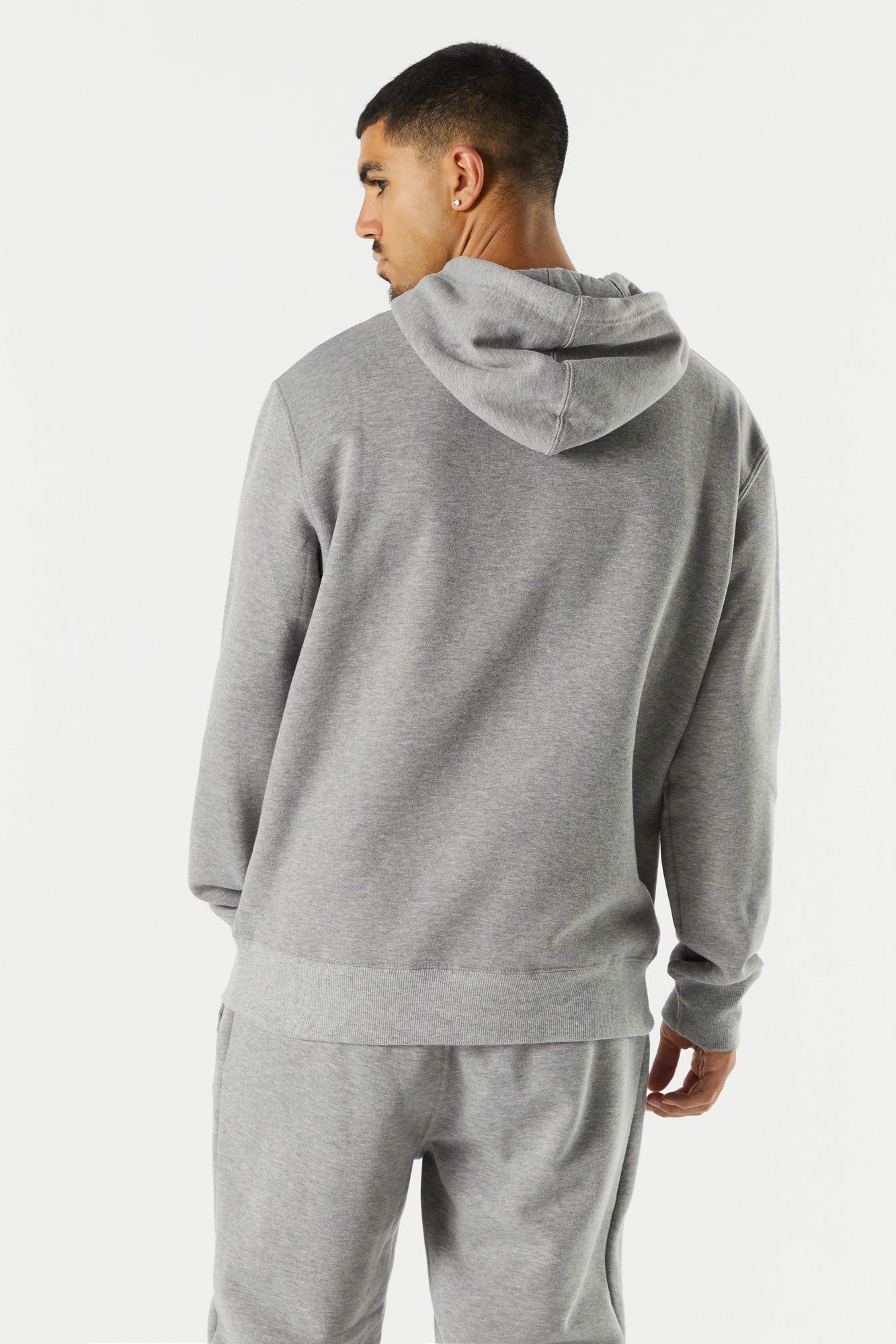 Basic Fleece Pull Over Hoodie sold by Charlotte Russe product image thumbnail 2