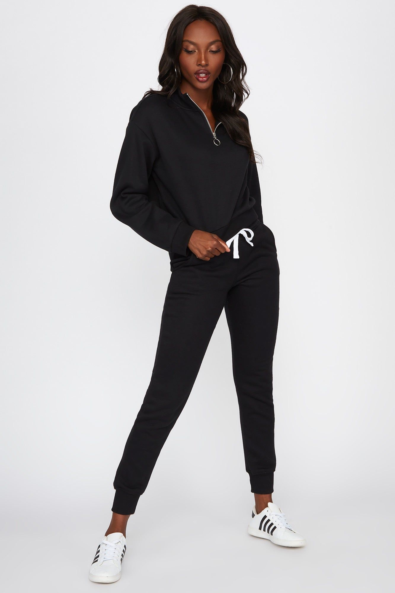 Basic Fleece Jogger sold by Charlotte Russe product image thumbnail 3