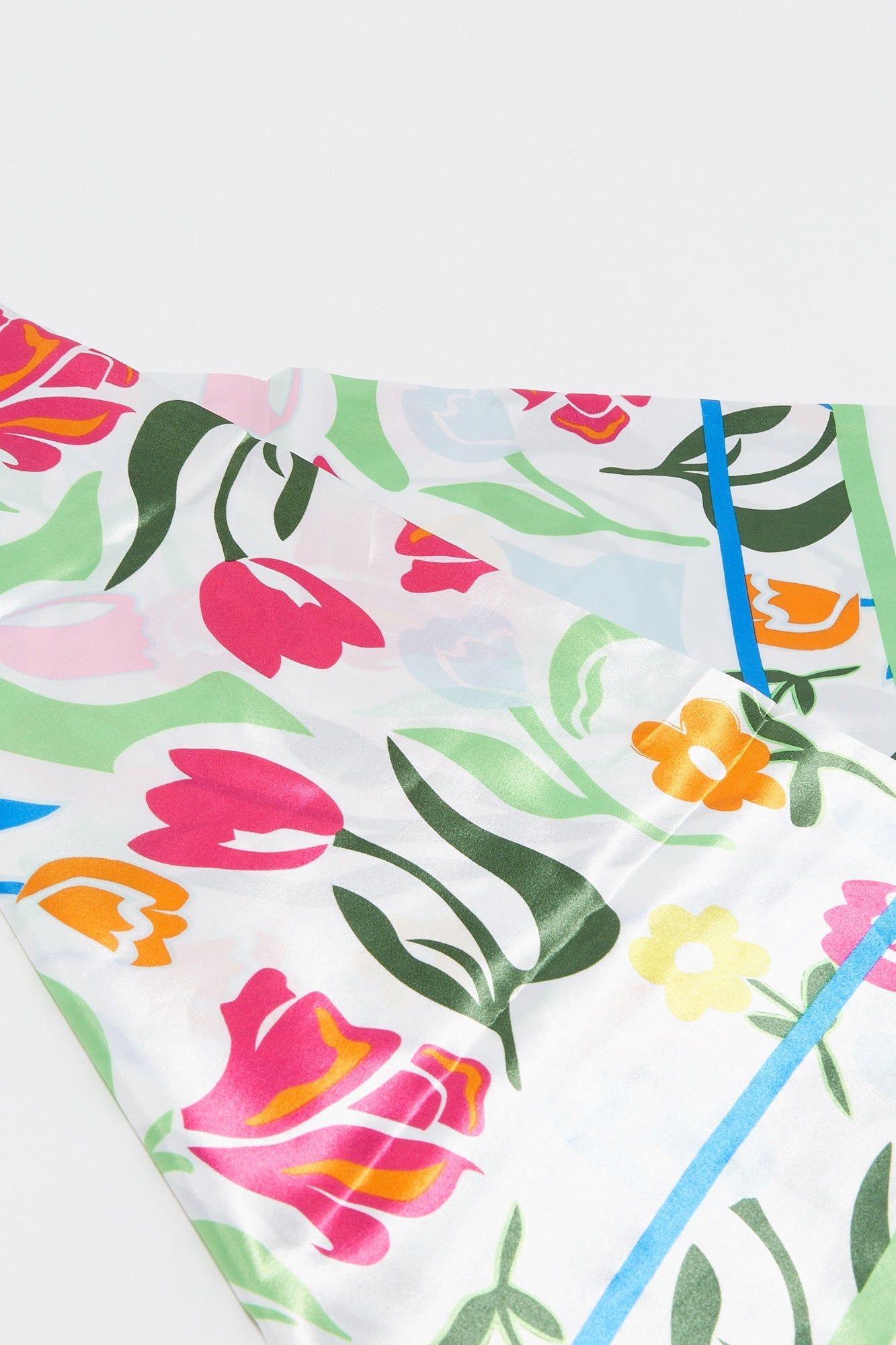 Floral Printed Satin Scarf sold by Charlotte Russe product image thumbnail 4