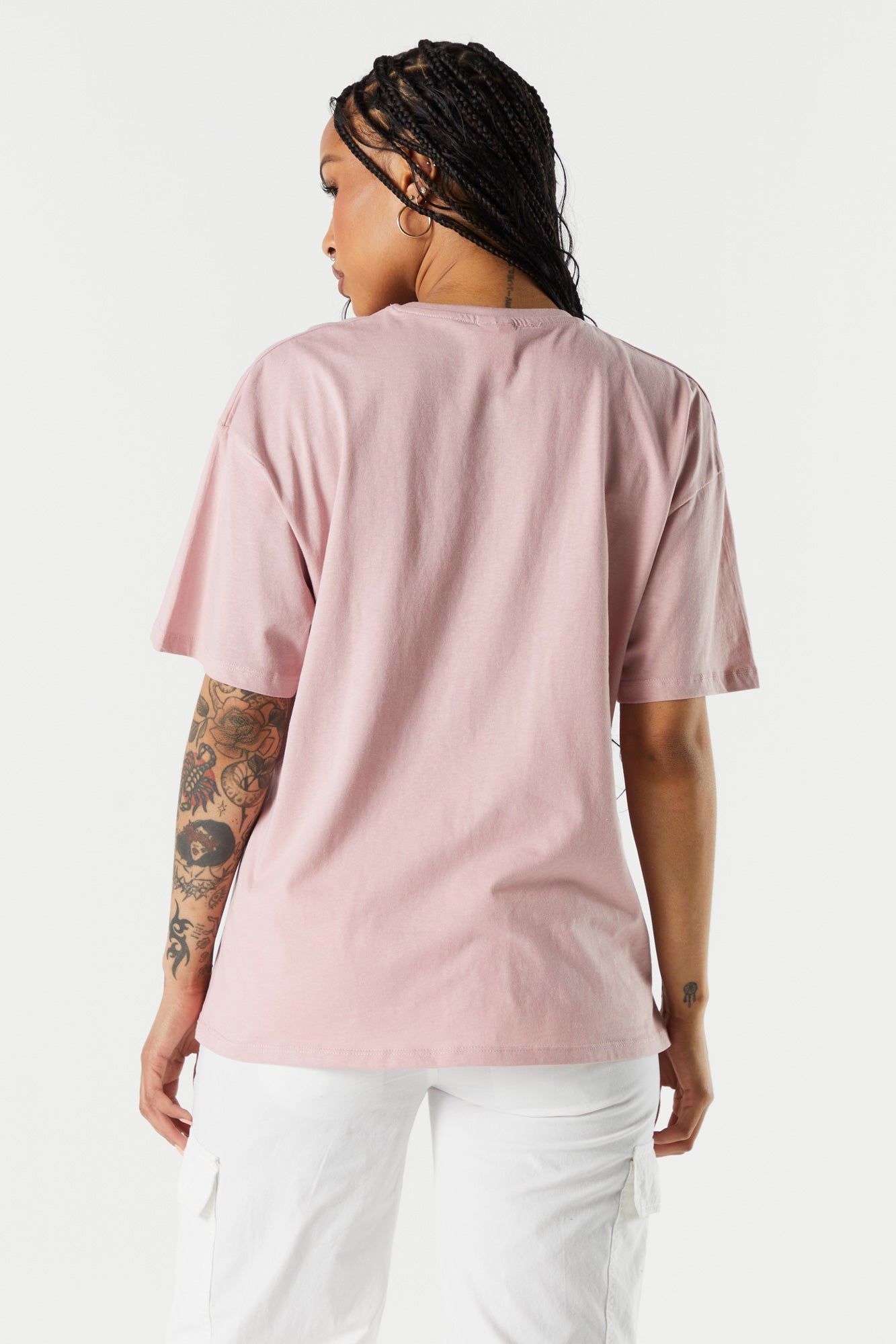 Pink Hello Kitty Graphic Boyfriend T-Shirt sold by Charlotte Russe product image thumbnail 2
