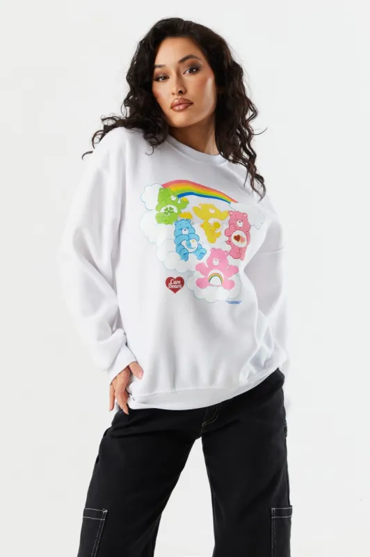 Care Bears Graphic Fleece Sweatshirt sold by Charlotte Russe